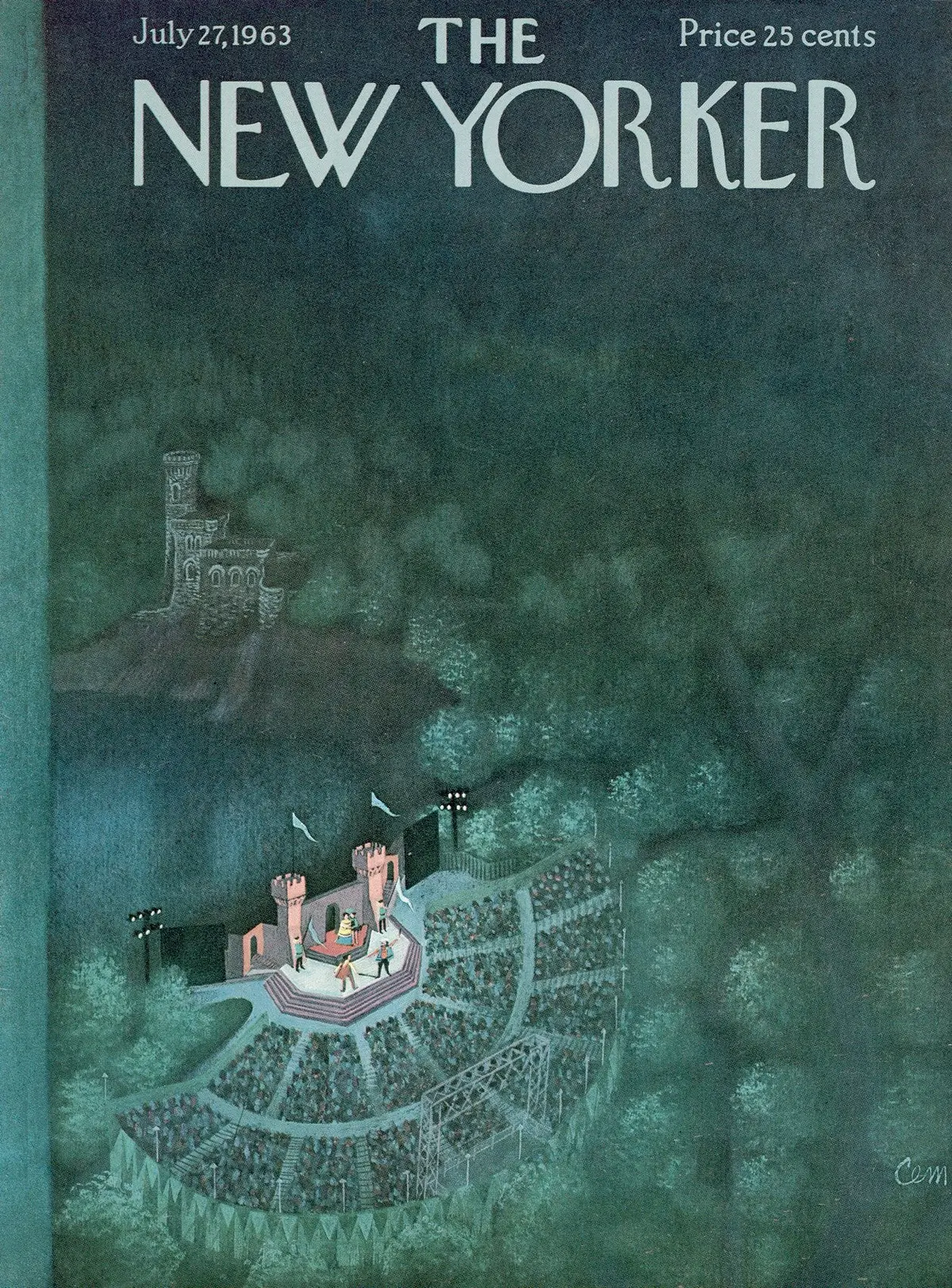Обложка The New Yorker, 27 июля 1963, художник Чарльз Мартин