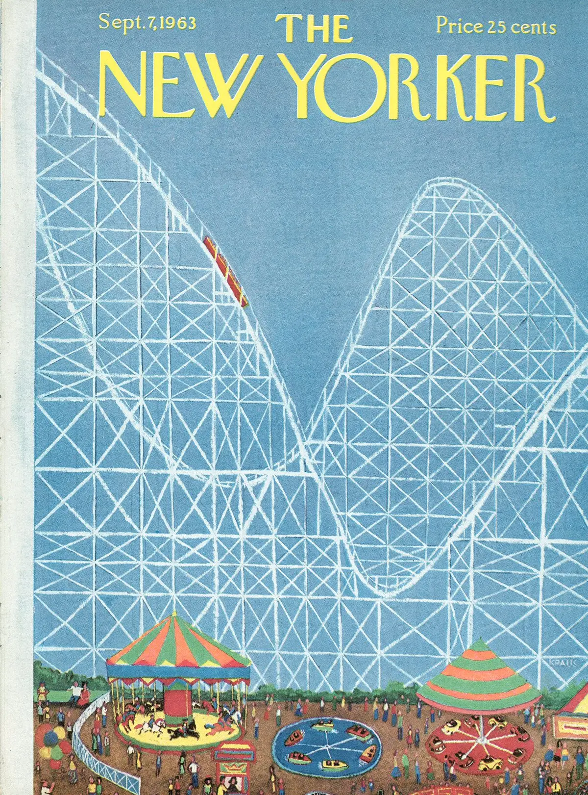 Обложка The New Yorker, 7 сентября 1963, художник Роберт Краус