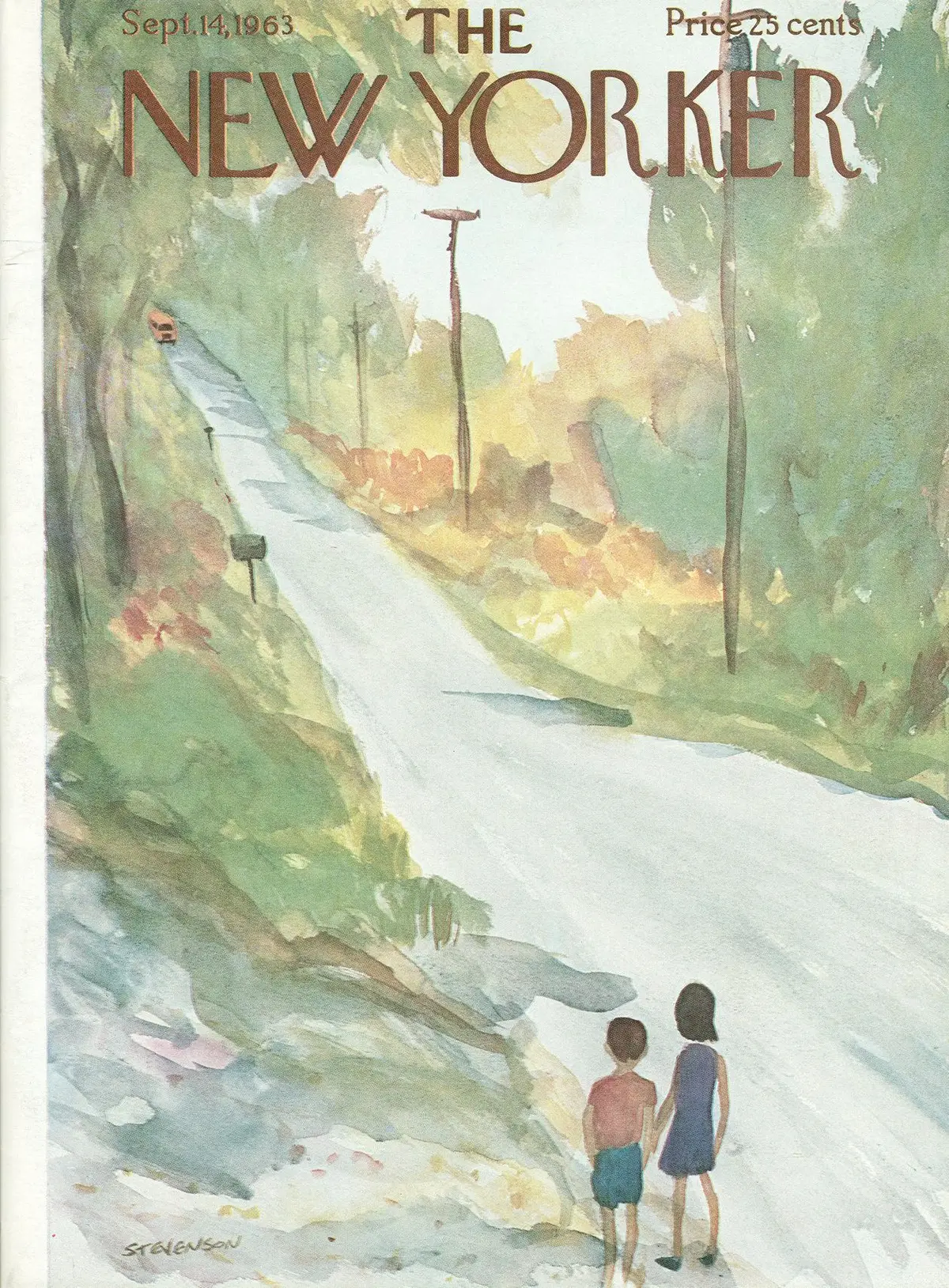 Обложка The New Yorker, 14 сентября 1963, художник Джеймс Стивенсон