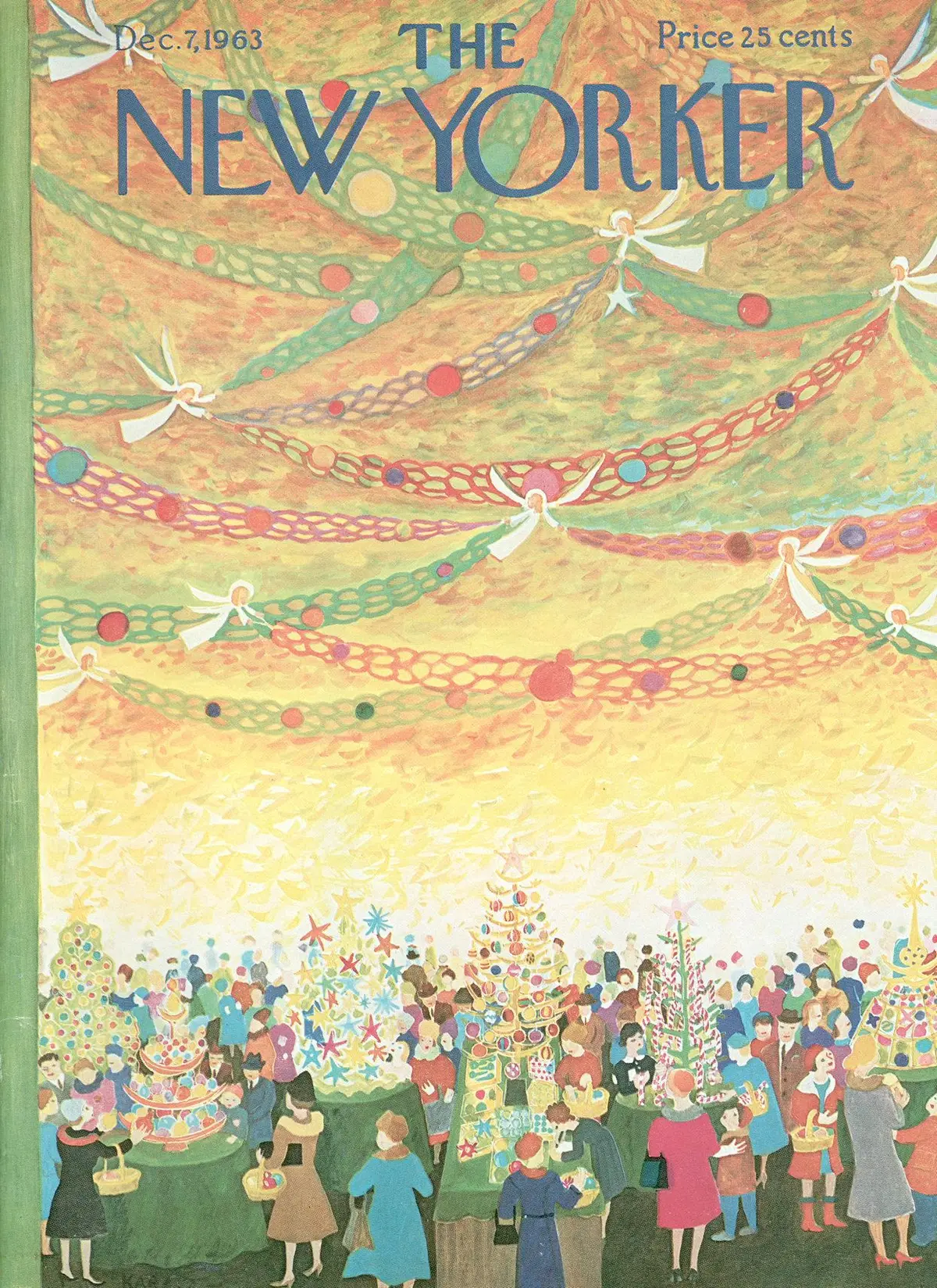 Обложка The New Yorker, 7 декабря 1963, художник Илонка Карас