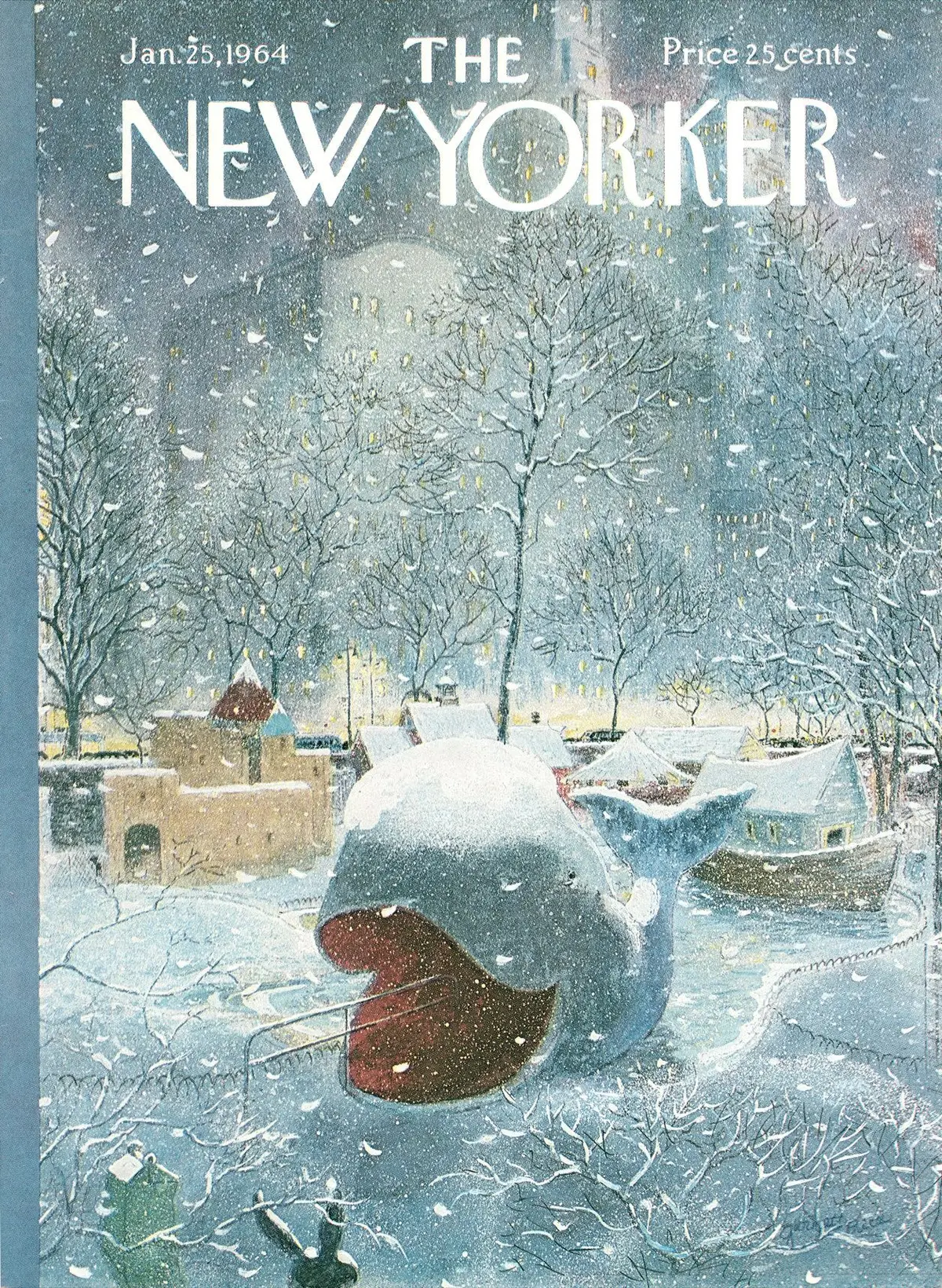 Обложка The New Yorker, 25 января 1964, художник Гарретт Прайс