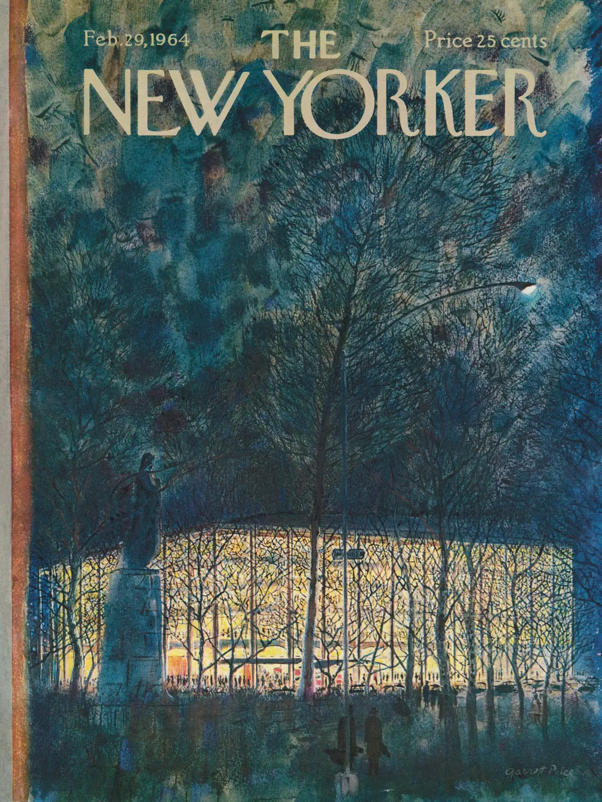 Обложка The New Yorker, 29 февраля 1964, художник Гарретт Прайс