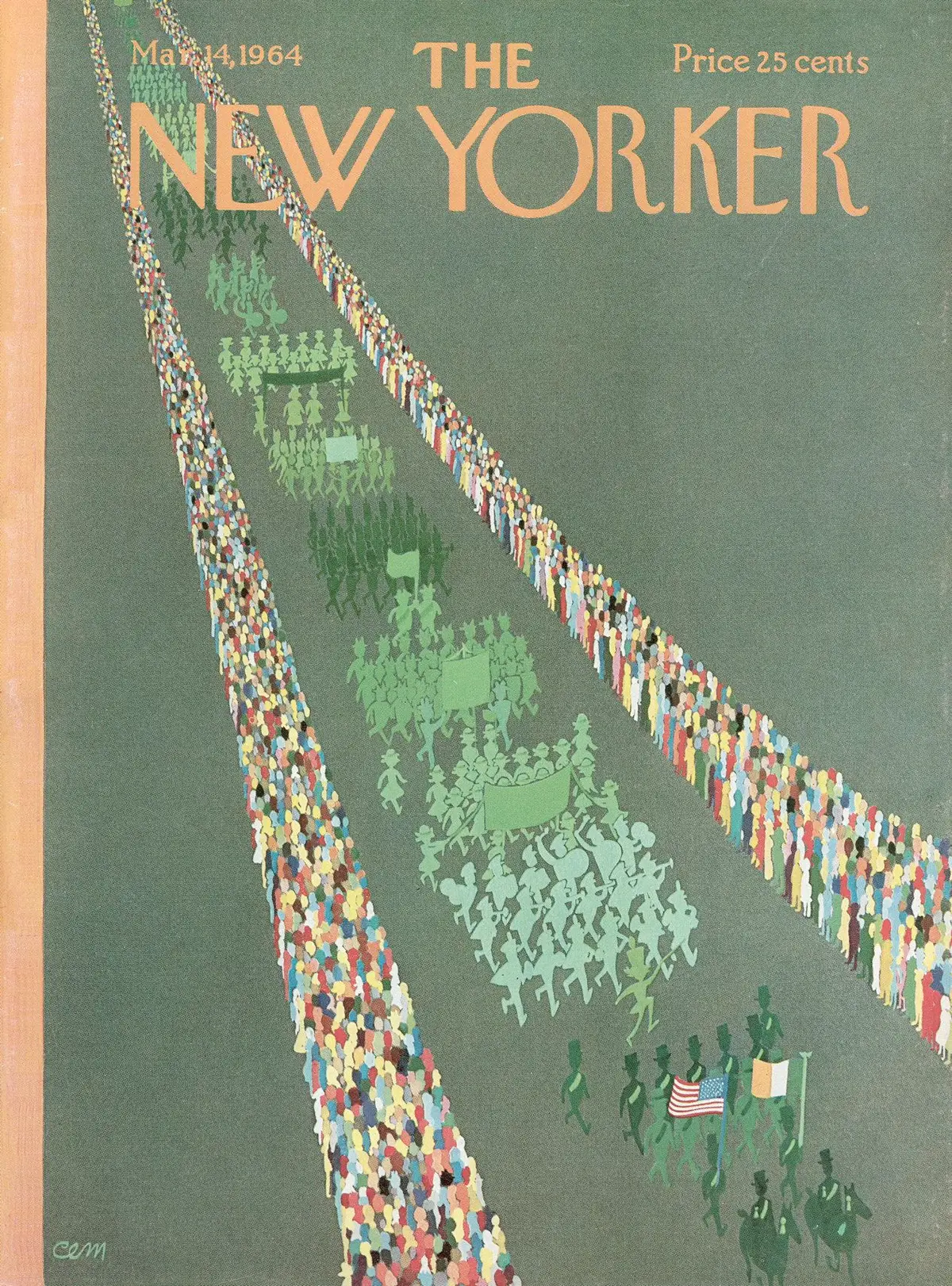 Обложка The New Yorker, 14 марта 1964, художник Чарльз Мартин