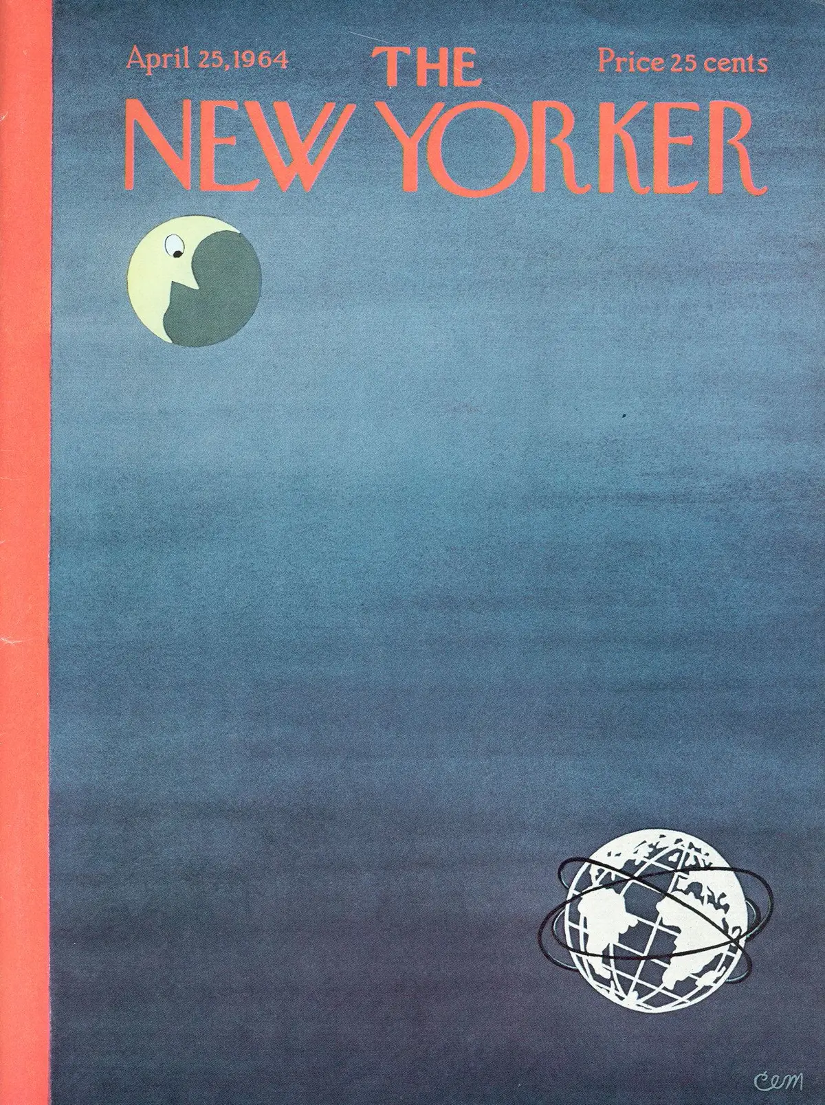 Обложка The New Yorker, 25 апреля 1964, художник Чарльз Э. Мартин