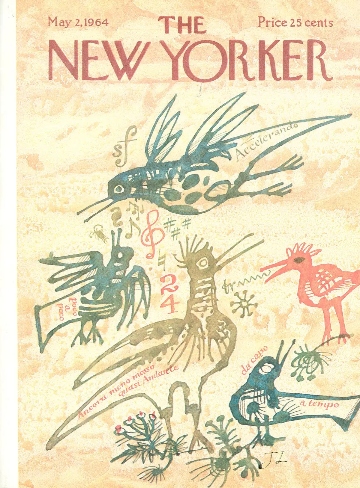Обложка The New Yorker, 2 мая 1964, художник Джозеф Лоу