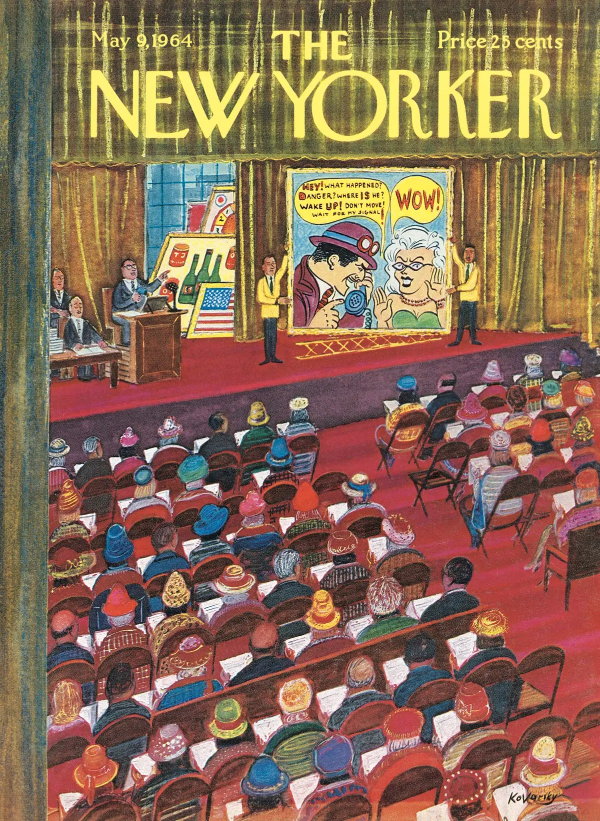 Обложка The New Yorker, 9 мая 1964, художник Анатоль Коварски