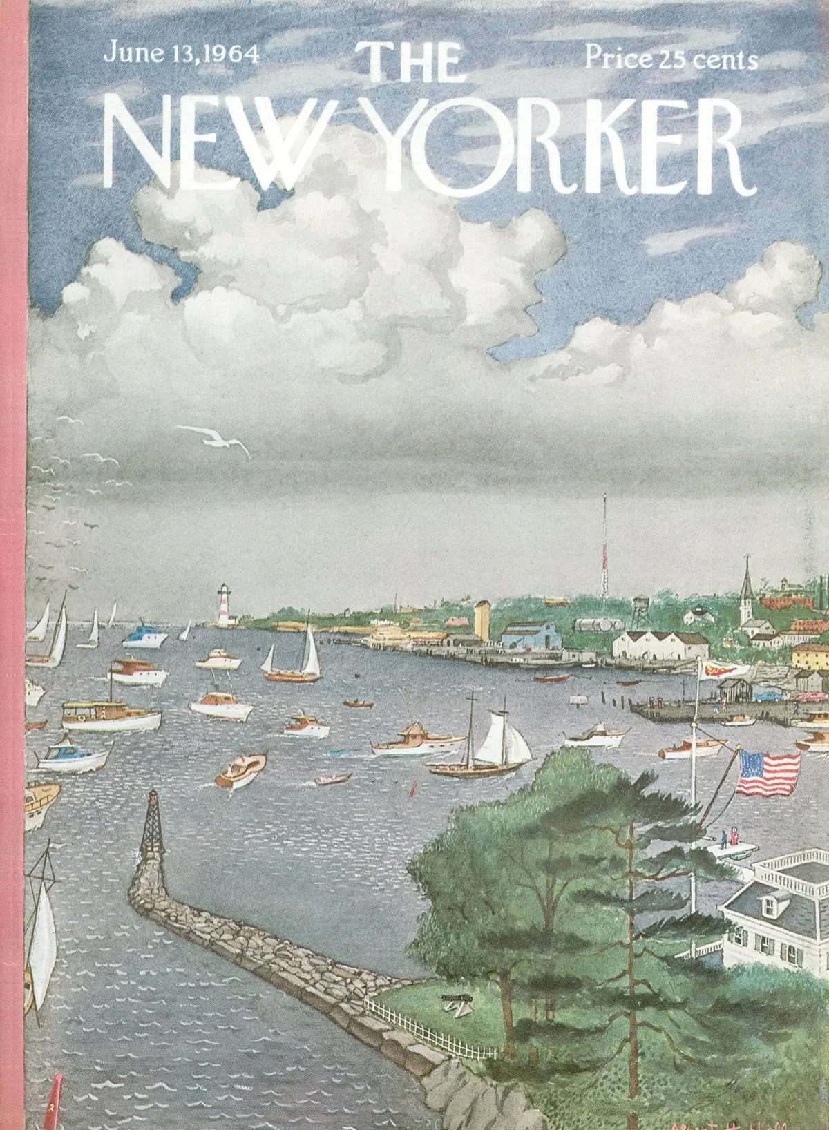 Обложка The New Yorker, 13 июня 1964, художник Альберт Хаббелл
