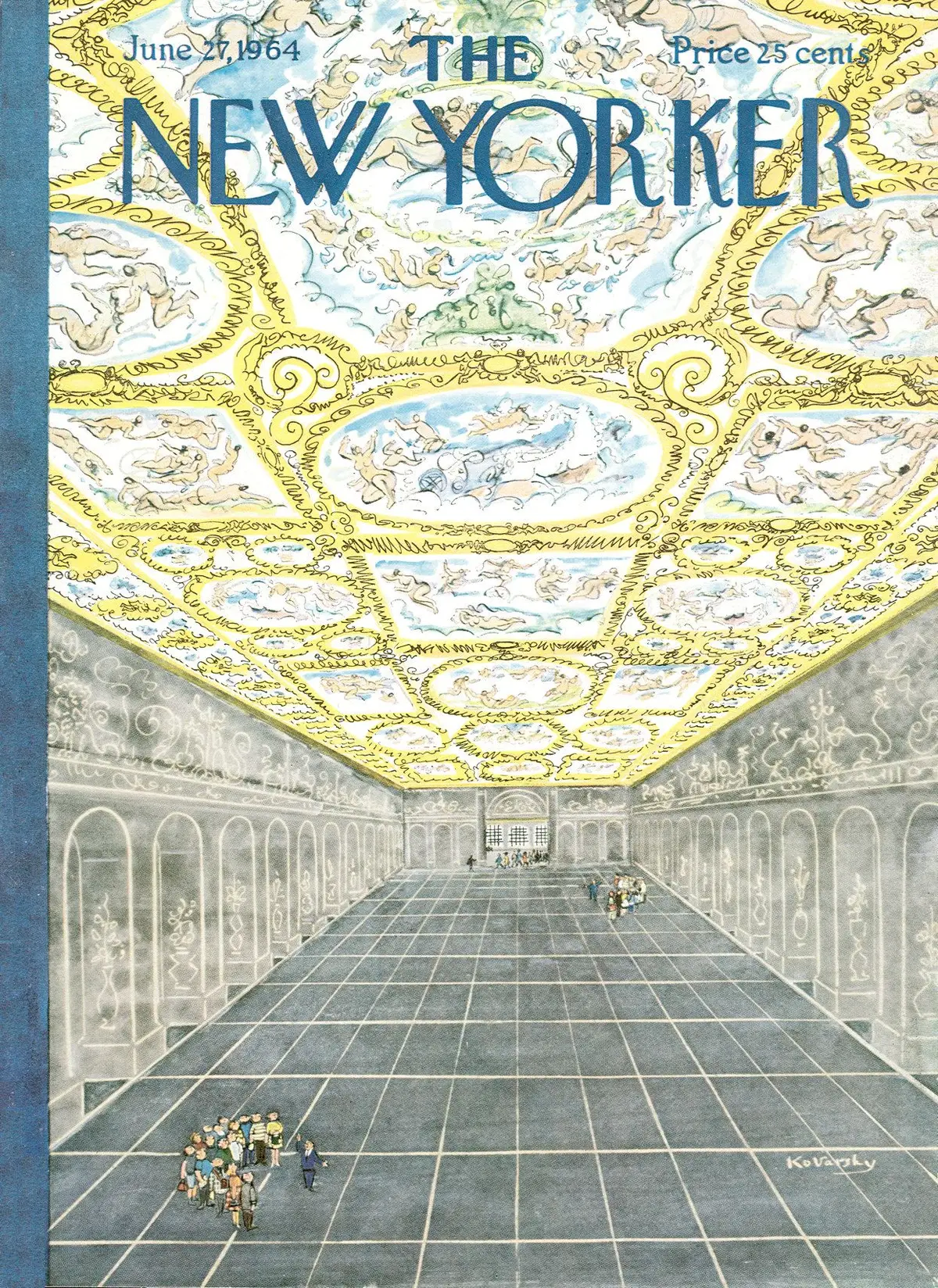 Обложка The New Yorker, 27 июня 1964, художник Анатоль Коварски