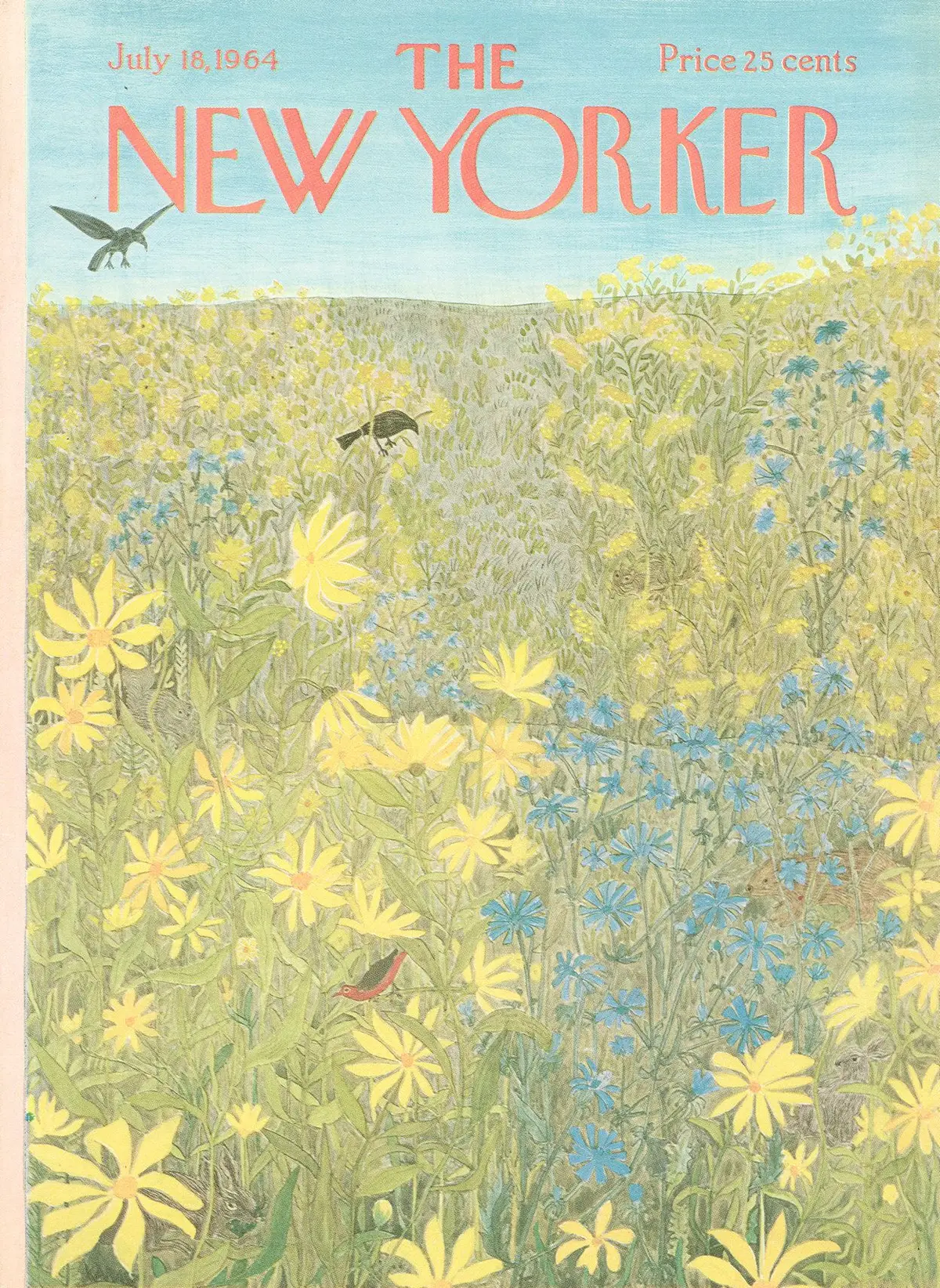 Обложка The New Yorker, 18 июля 1964, художник Илонка Карас