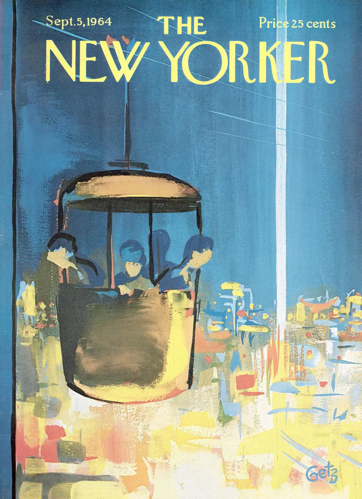 Обложка The New Yorker, 5 сентября 1964, художник Артур Гетц