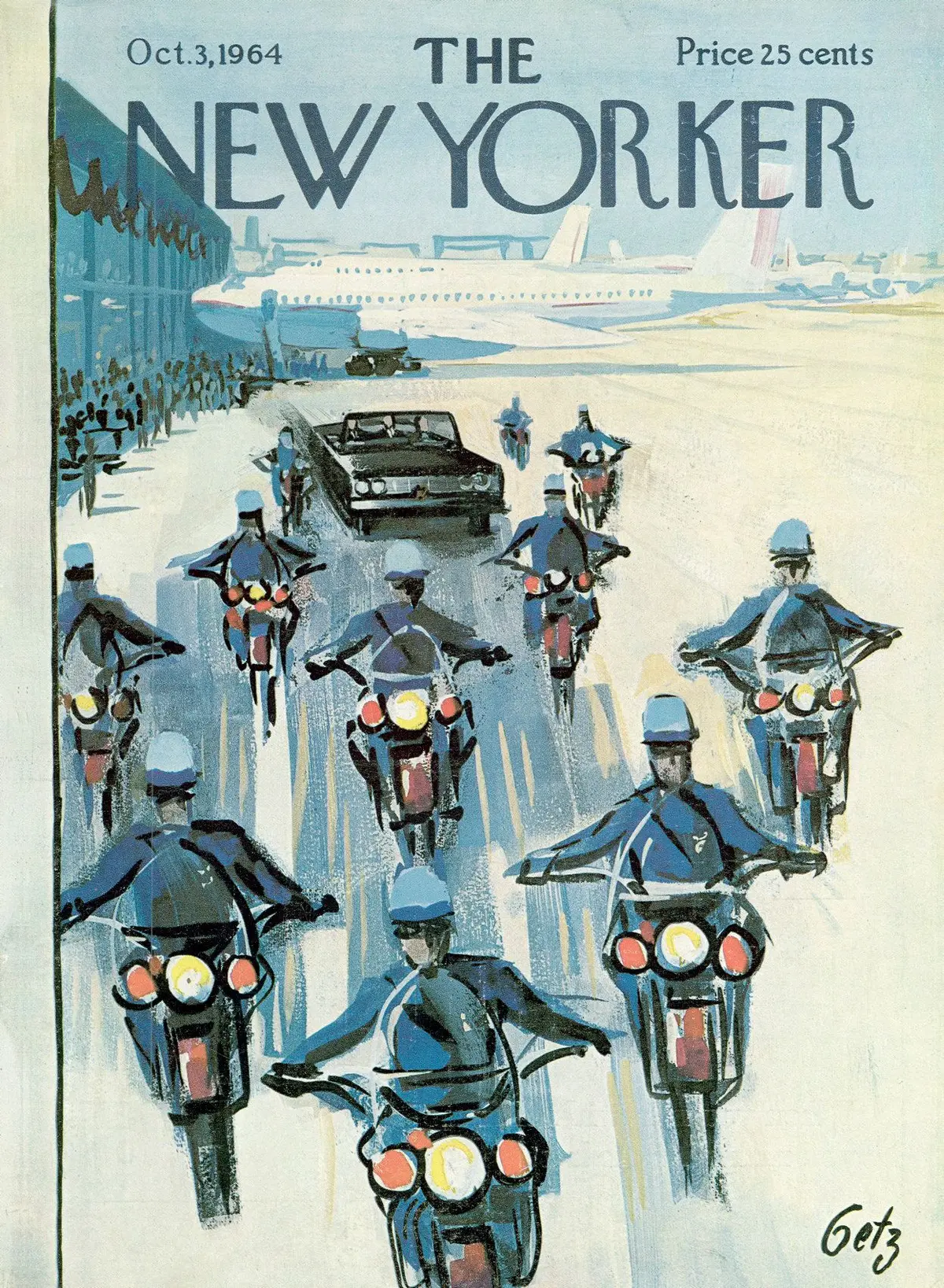 Обложка The New Yorker, 3 октября 1964, художник Артур Гетц