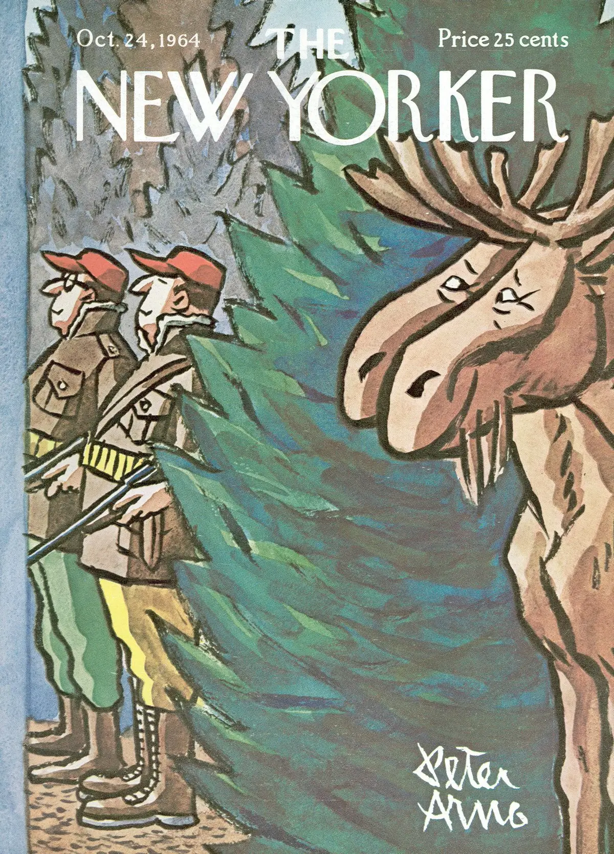 Обложка The New Yorker, 24 октября 1964, художник Питер Арно