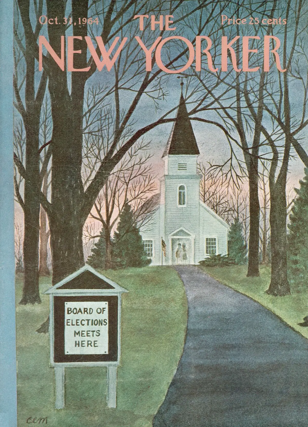 Обложка The New Yorker, 31 октября 1964, художник Чарльз Мартин