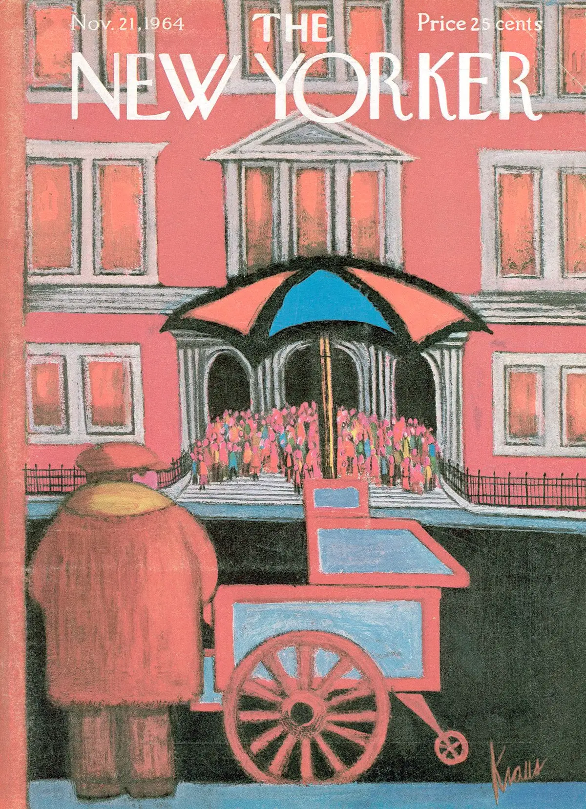 Обложка The New Yorker, 21 ноября 1964, художник Роберт Краус