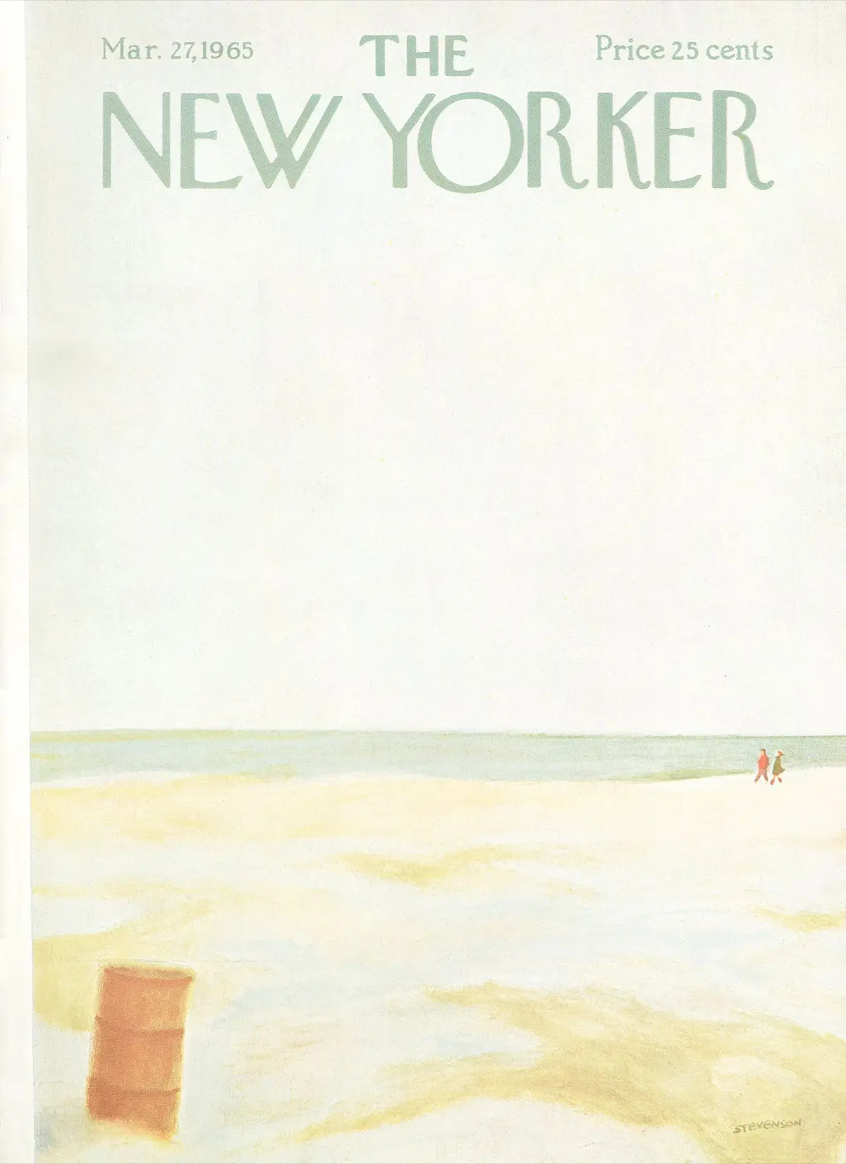 Обложка The New Yorker, 27 марта 1965, художник Джеймс Стивенсон