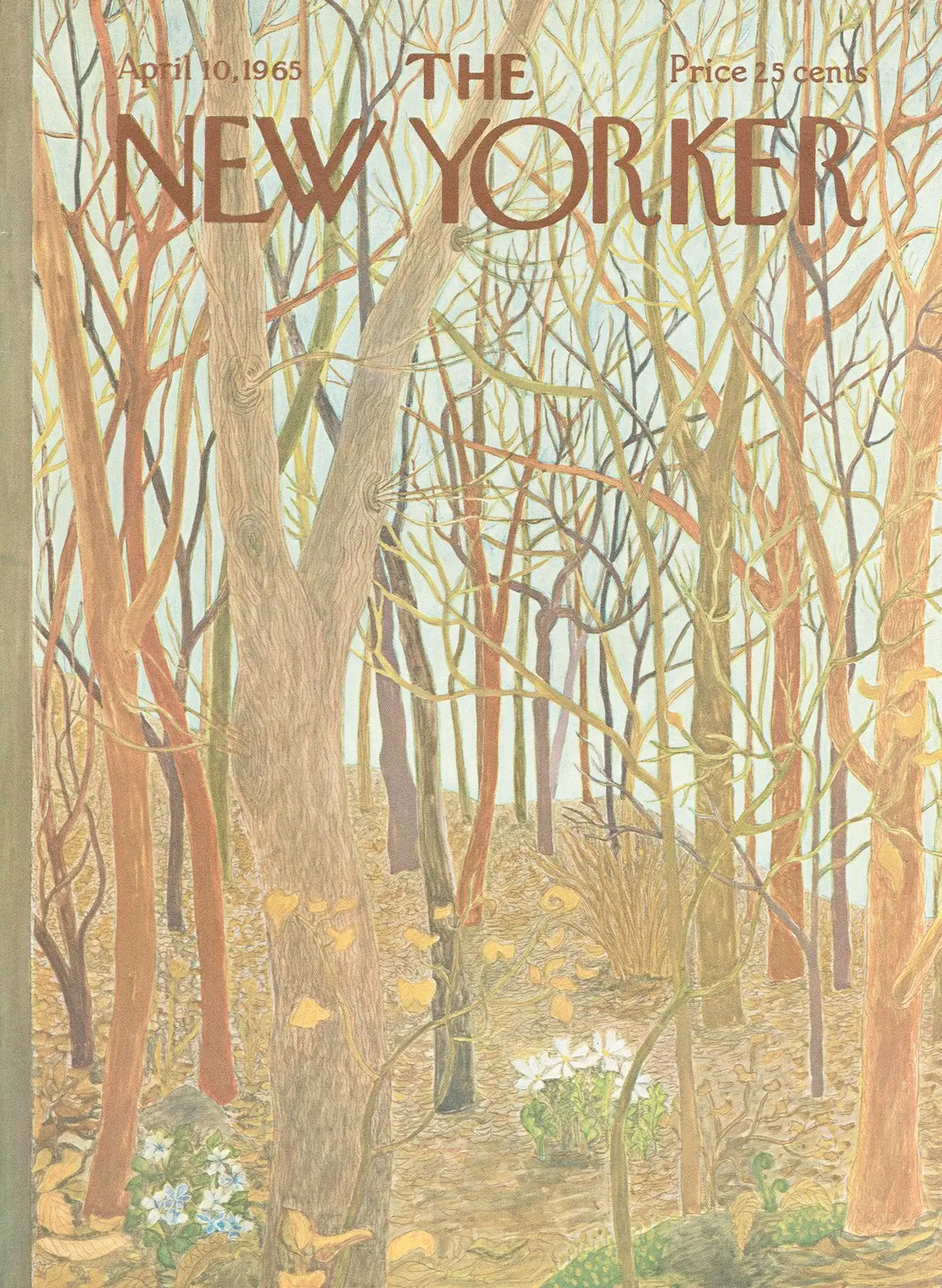 Обложка The New Yorker, 10 апреля 1965, художник Илонка Карас