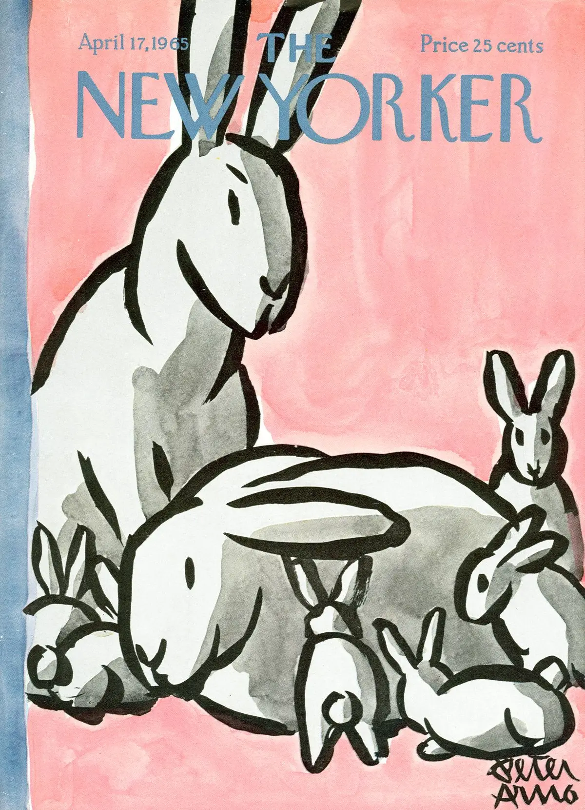 Обложка The New Yorker, 17 апреля 1965, художник Питер Арно