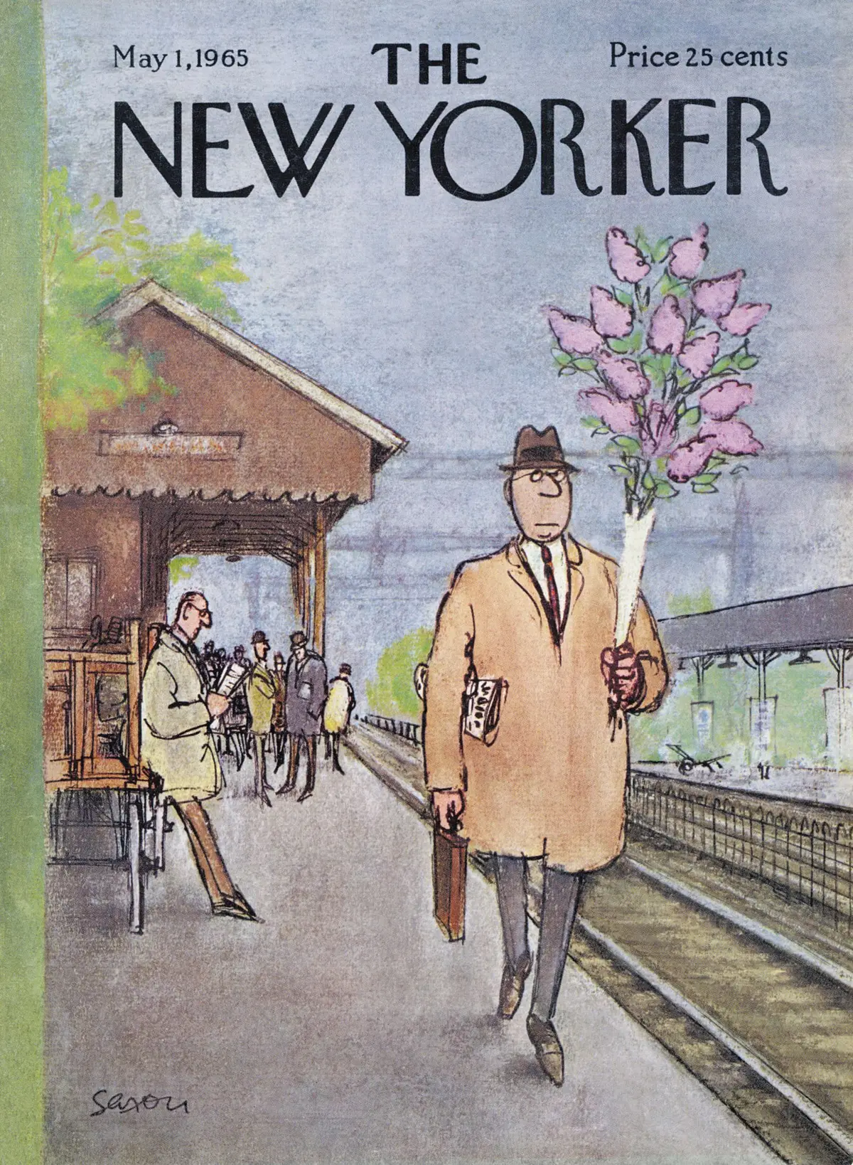 Обложка The New Yorker, 1 мая 1965, художник Чарльз Саксон