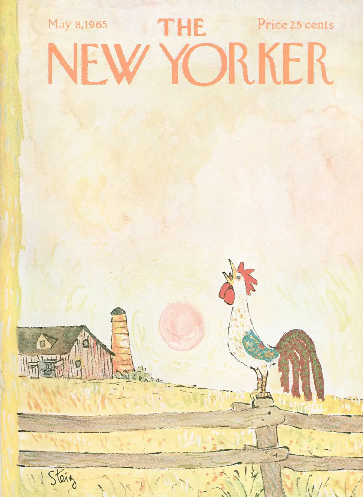 Обложка The New Yorker, 8 мая 1965, художник Уильям Стейг