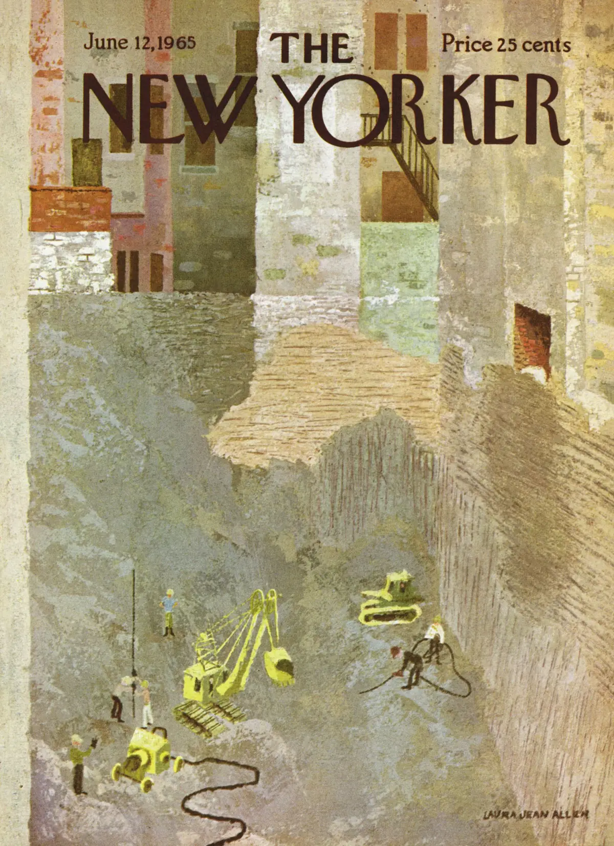 Обложка The New Yorker, 12 июня 1965, художник Лора Джин Аллен