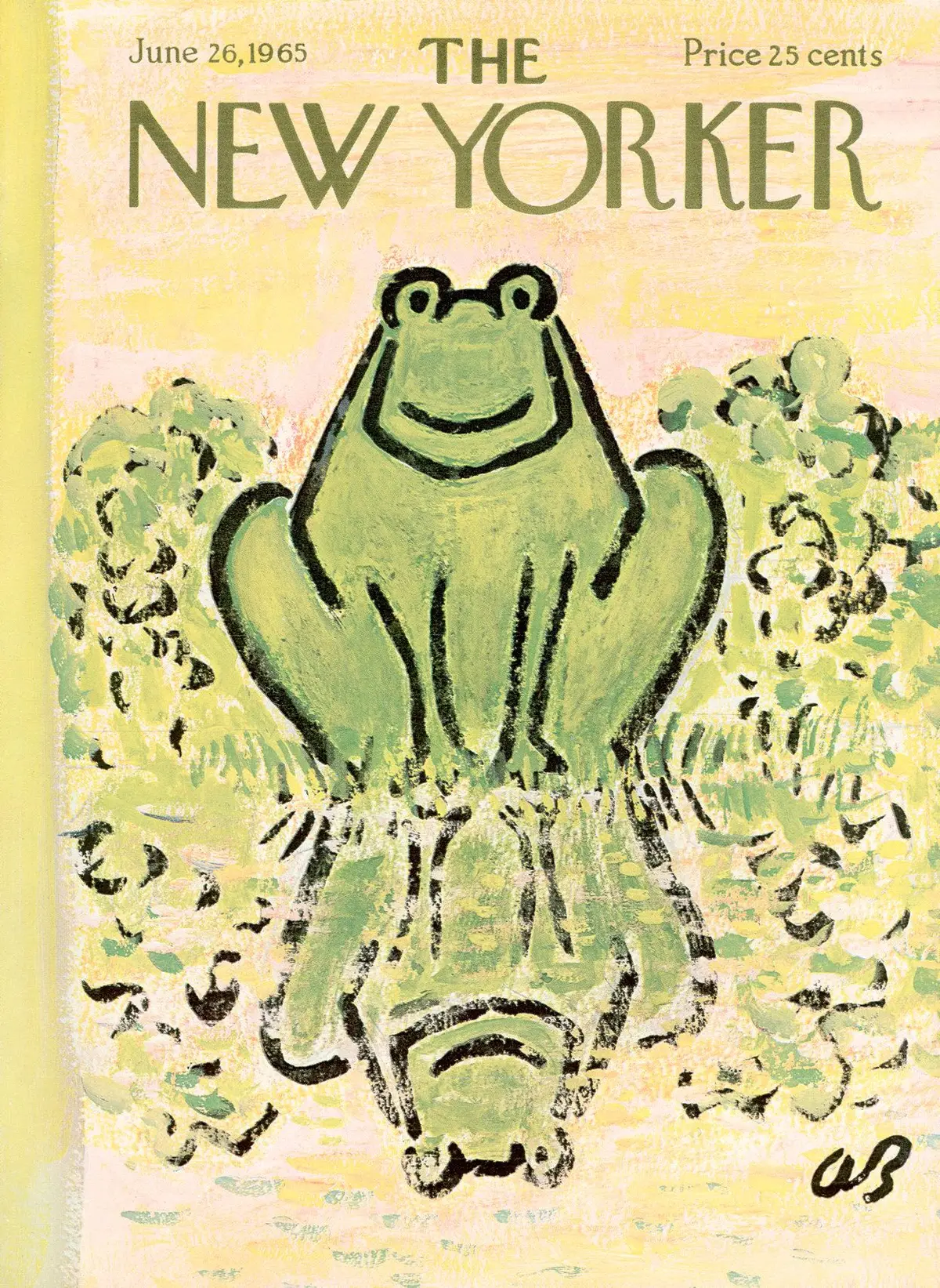 Обложка The New Yorker, 26 июня 1965, художник Эйб Бирнбаум