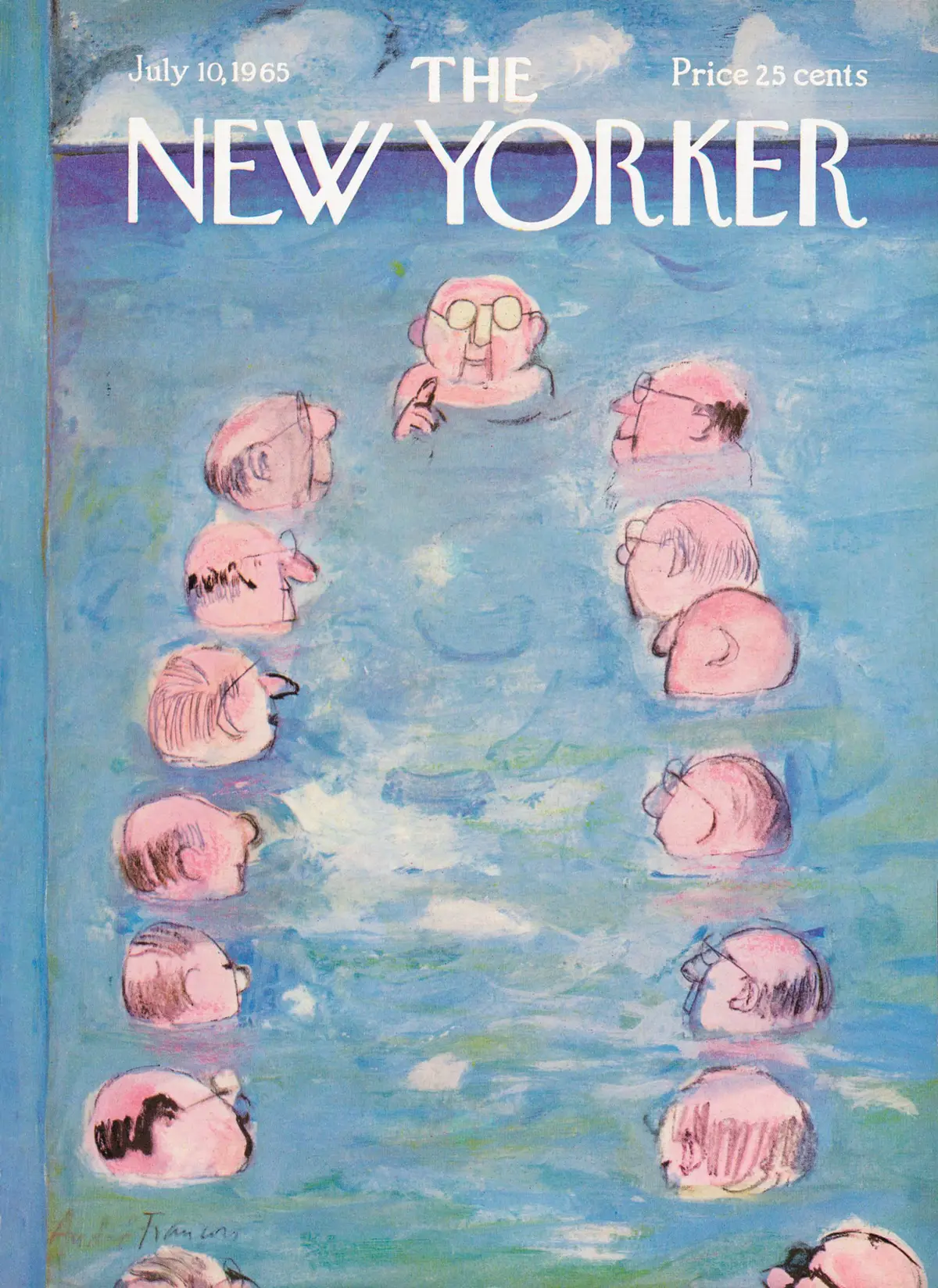 Обложка The New Yorker, 10 июля 1965, художник Андре Франсуа