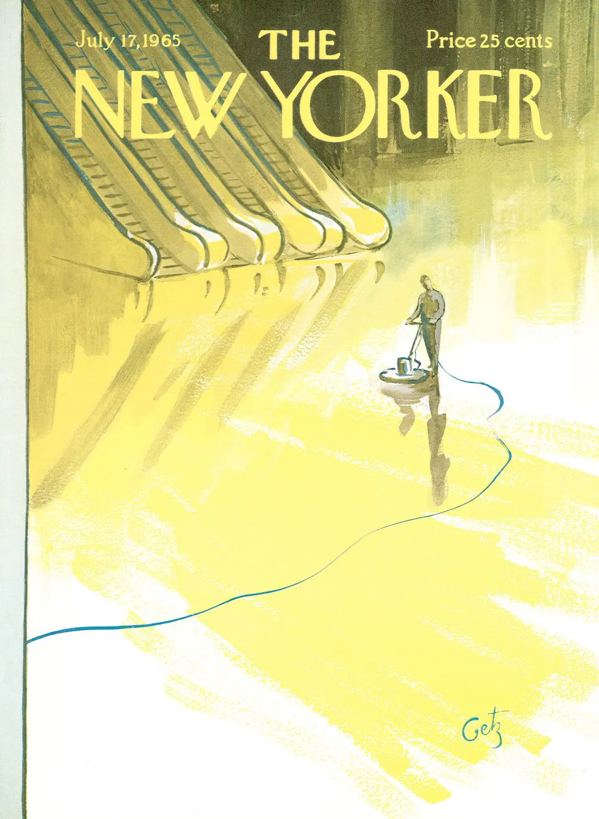 Обложка The New Yorker, 17 июля 1965, художник Артур Гетц