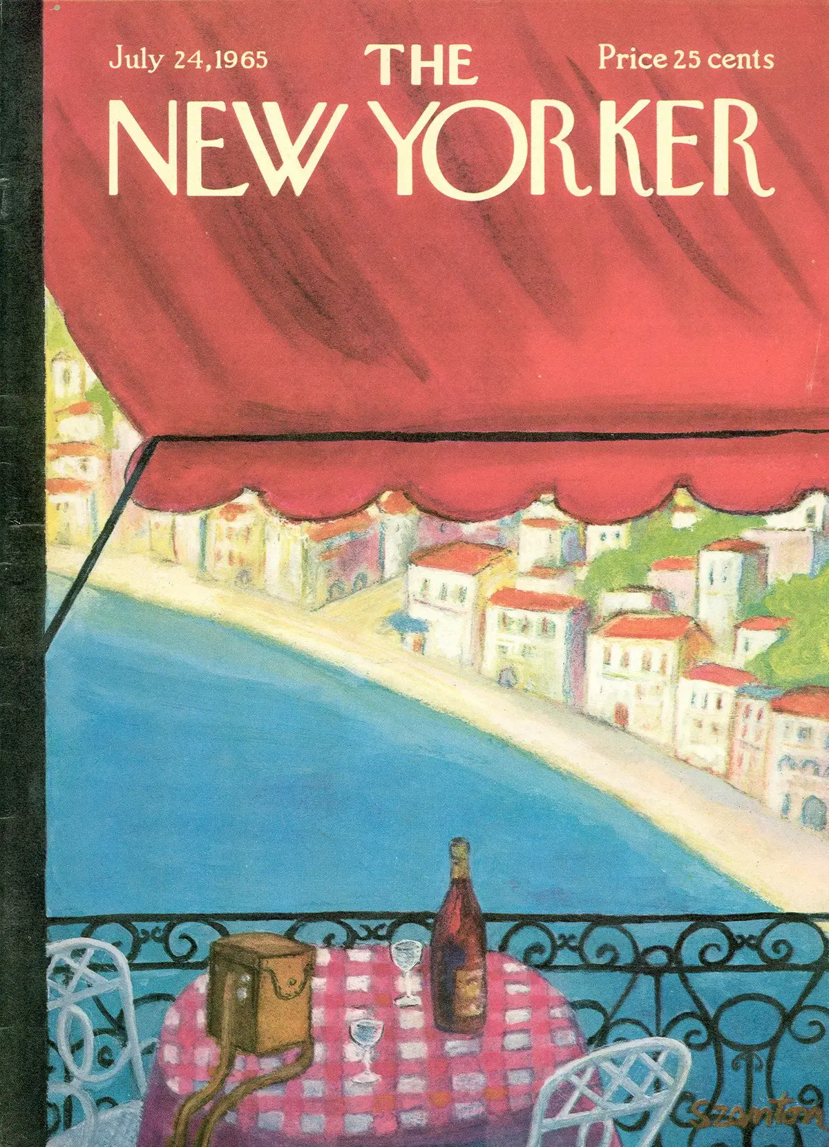 Обложка The New Yorker, 24 июля 1965, художник Беатрис Сантон