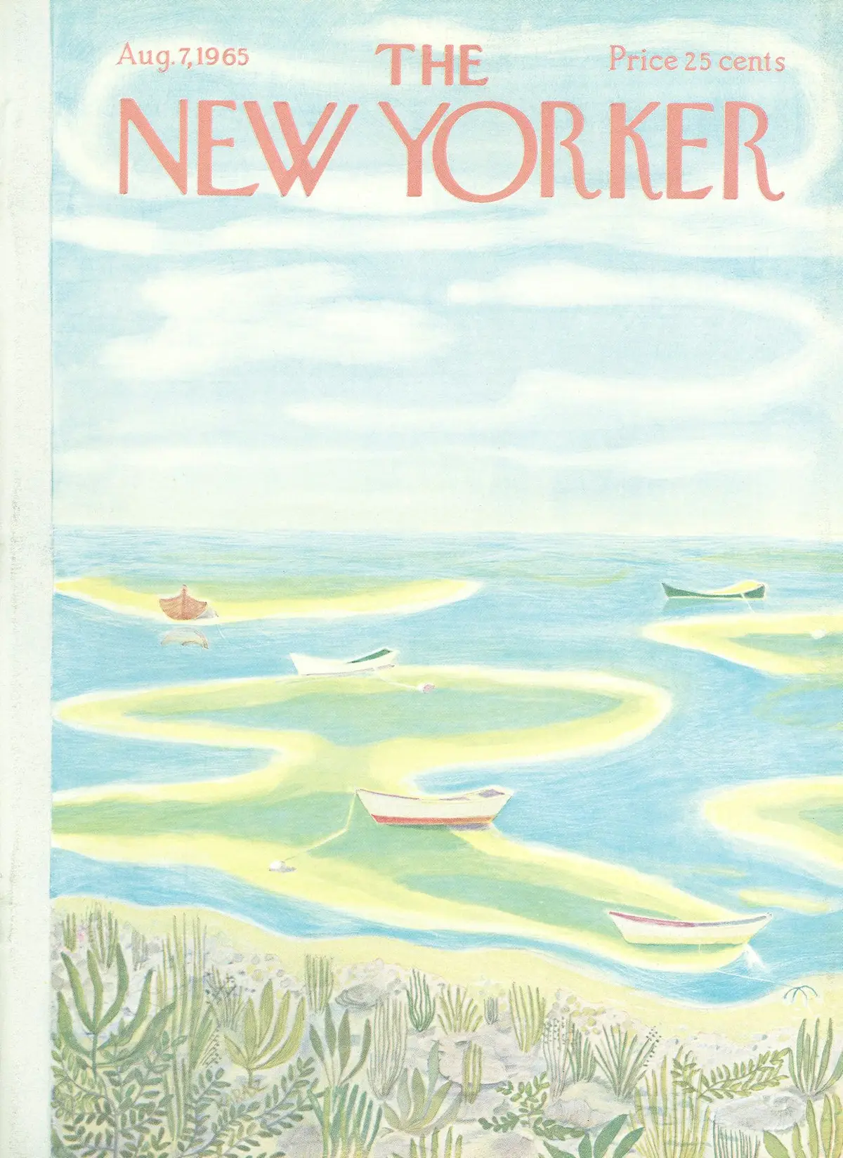 Обложка The New Yorker, 7 августа 1965, художник Илонка Карас