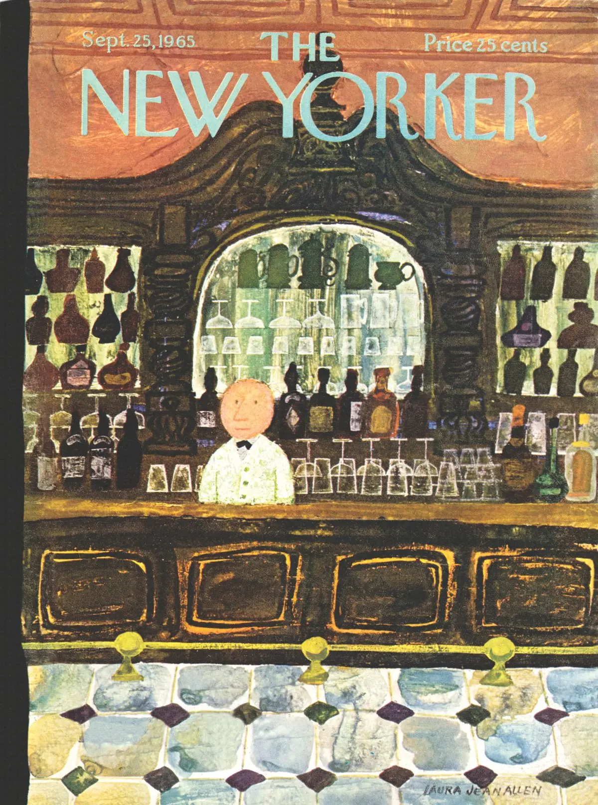 Обложка The New Yorker, 25 сентября 1965, художник Лора Джин Аллен