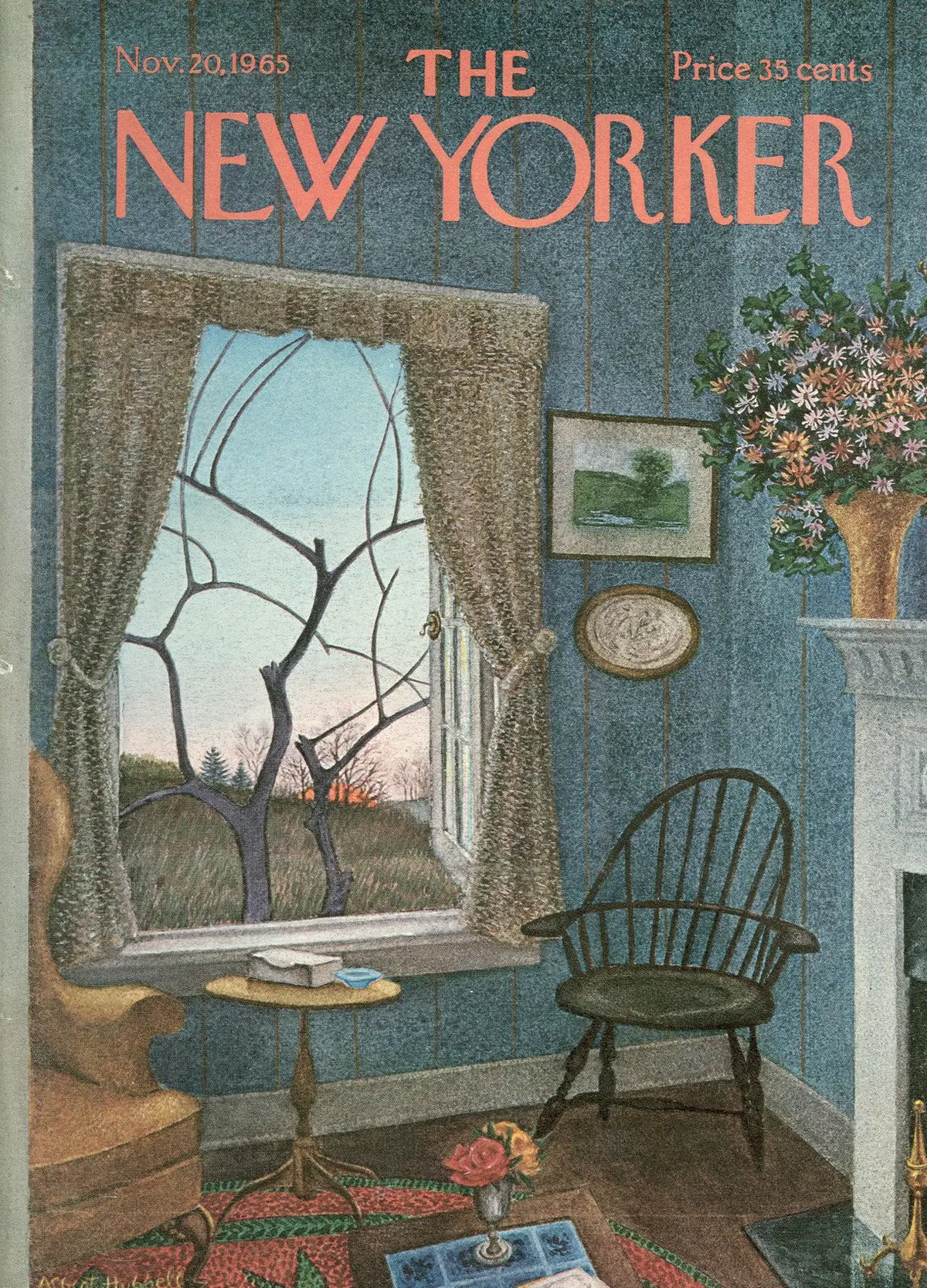 Обложка The New Yorker, 20 ноября 1965, художник Альберт Хаббелл