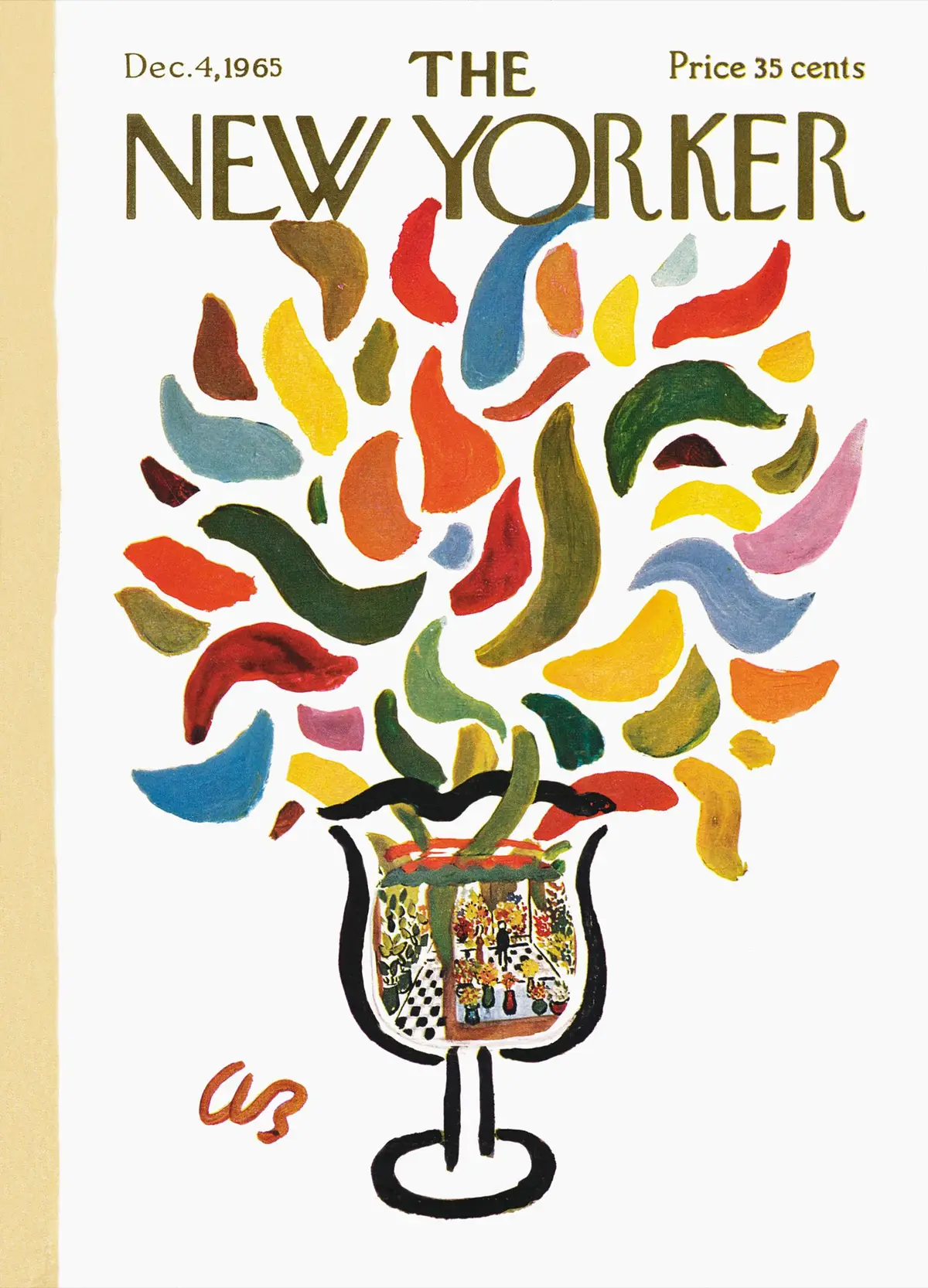 Обложка The New Yorker, 4 декабря 1965, художник Эйб Бирнбаум