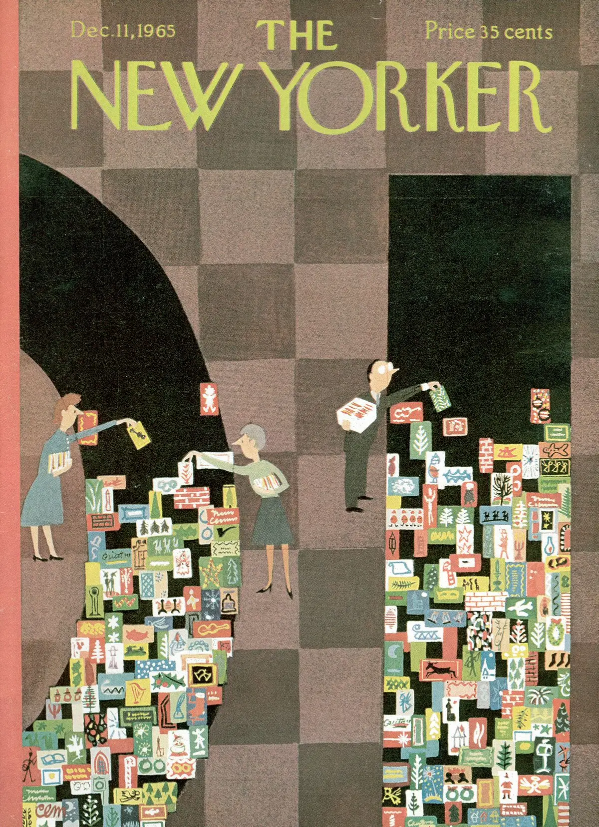 Обложка The New Yorker, 11 декабря 1965, художник Чарльз Мартин