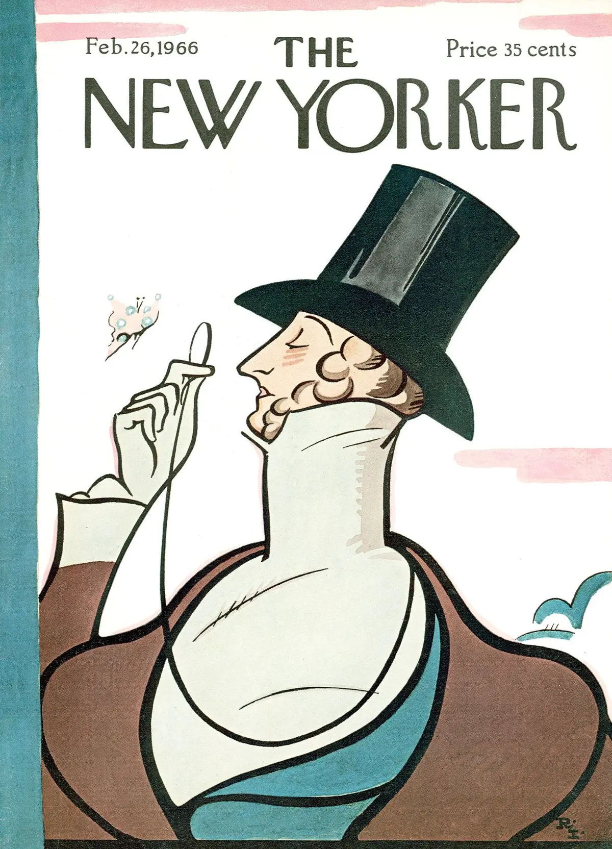Обложка The New Yorker, 26 февраля 1966, художник Реа Ирвин