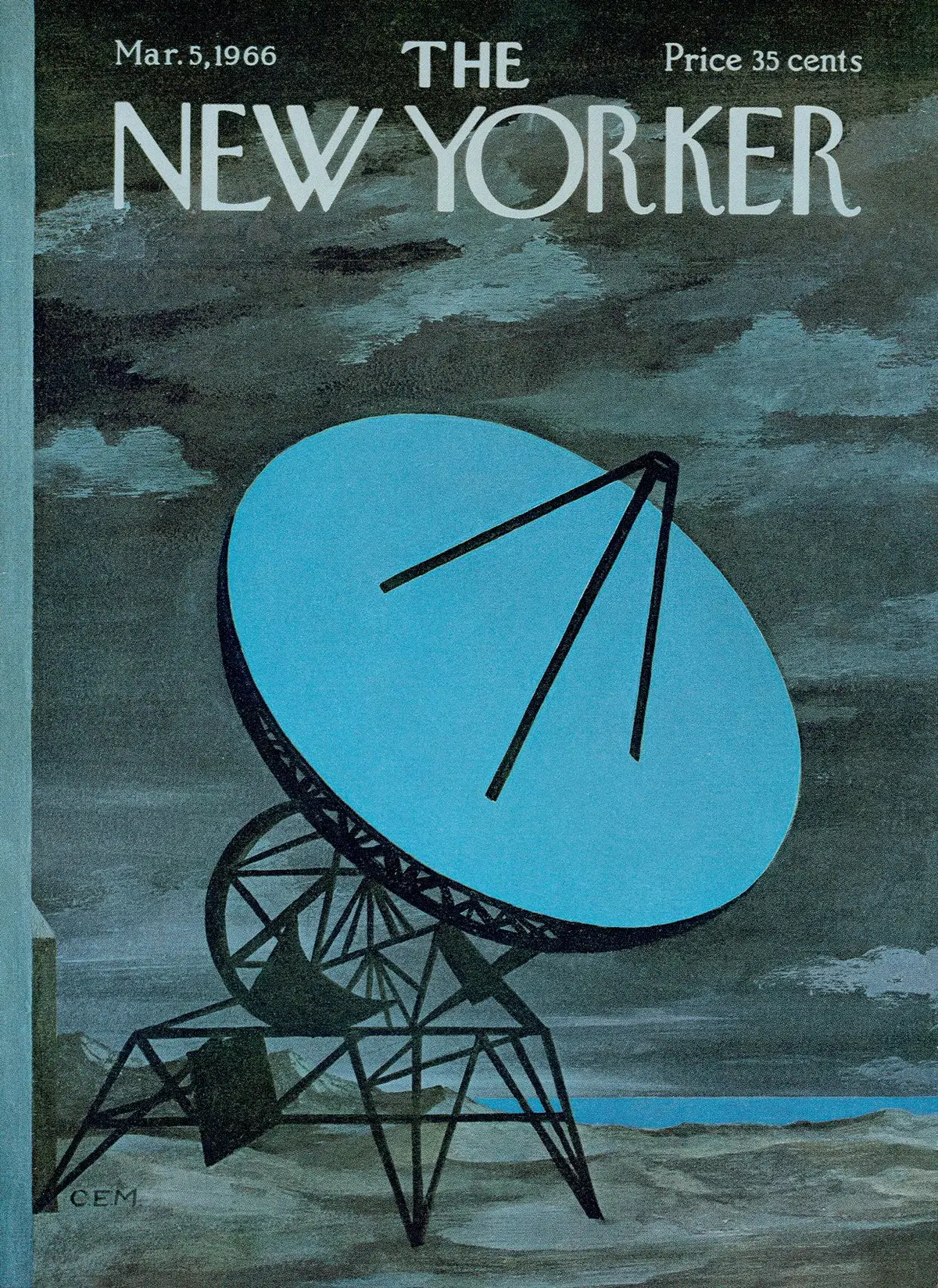 Обложка The New Yorker, 5 марта 1966, художник Чарльз Мартин
