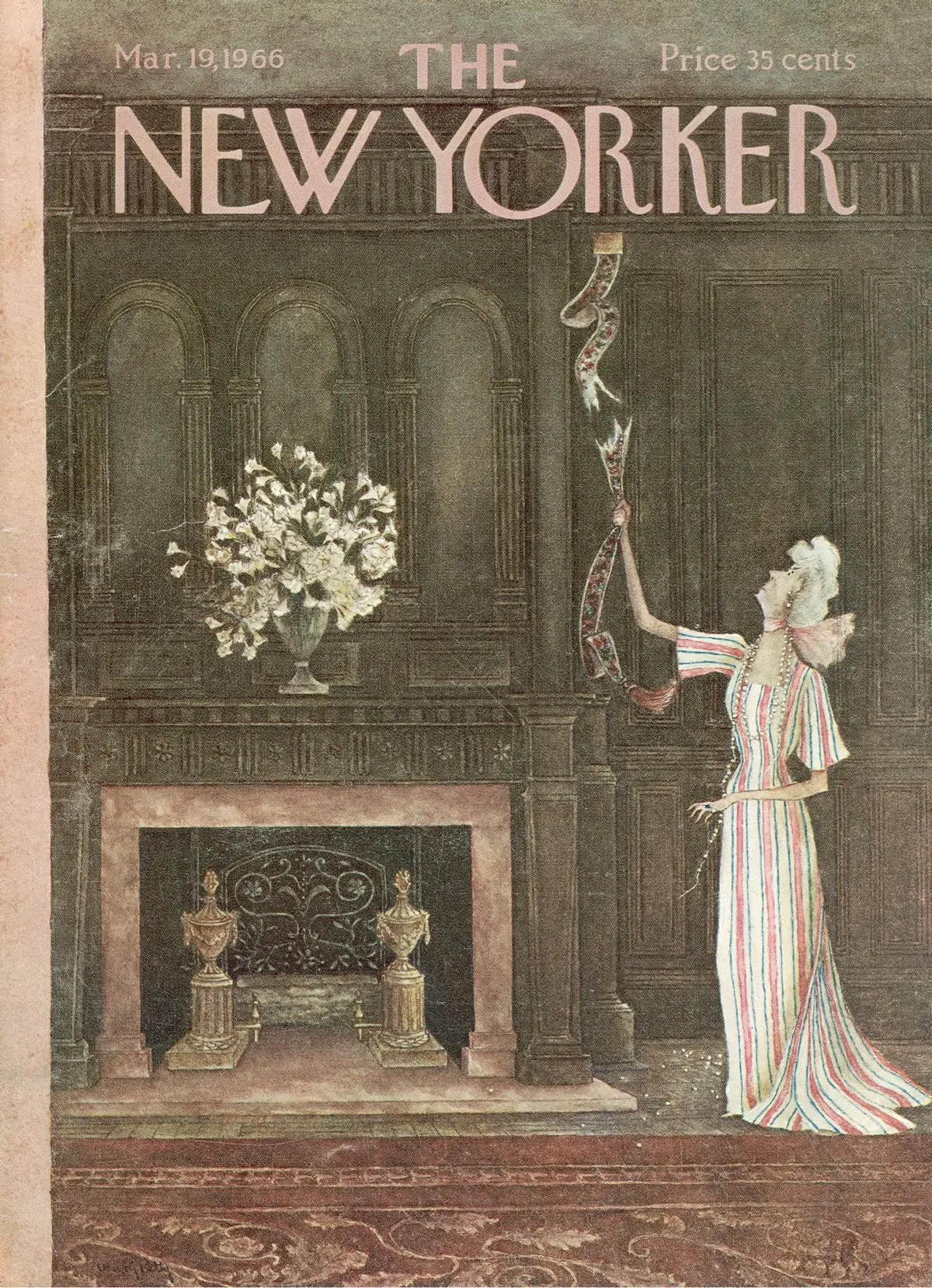 Обложка The New Yorker, 19 марта 1966, художник Мэри Петти