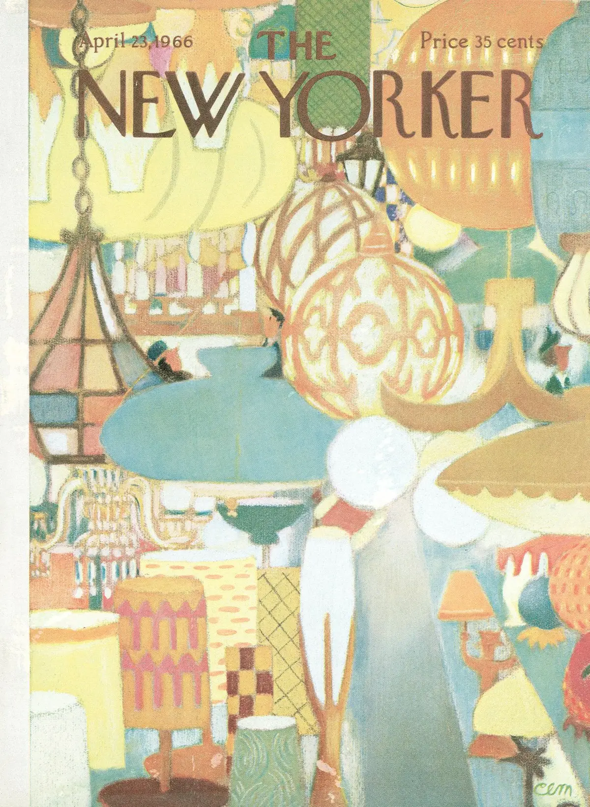 Обложка The New Yorker, 23 апреля 1966, художник Чарльз Мартин