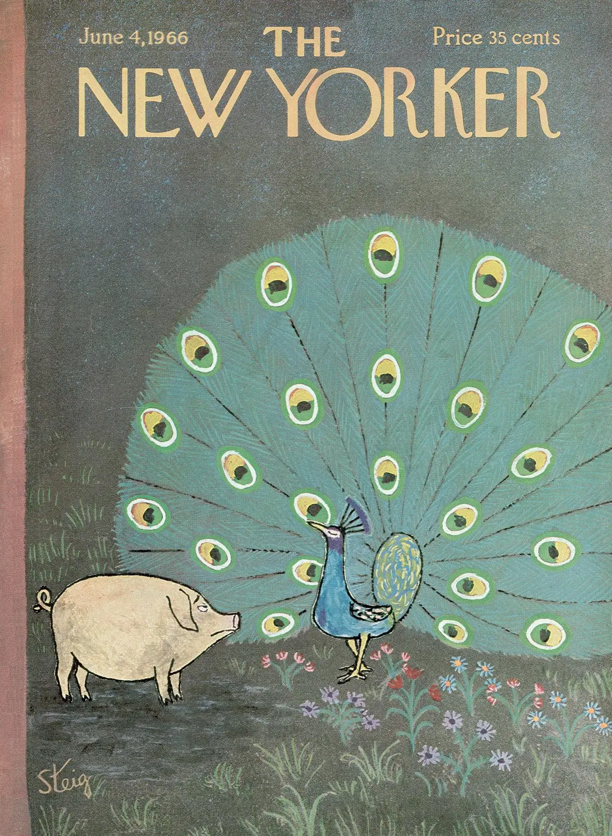 Обложка The New Yorker, 4 июня 1966, художник Уильям Стейг