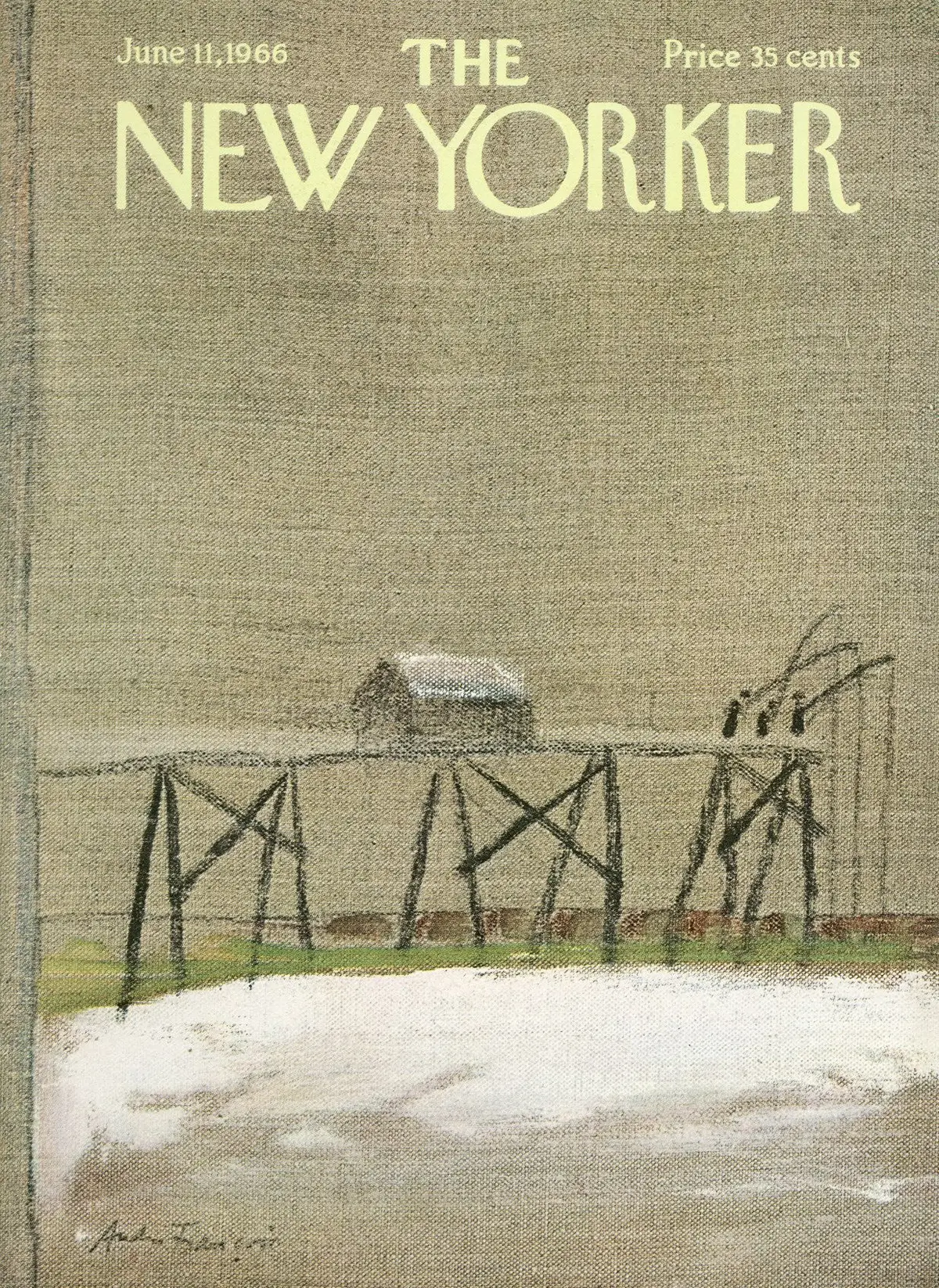Обложка The New Yorker, 11 июня 1966, художник Андре Франсуа