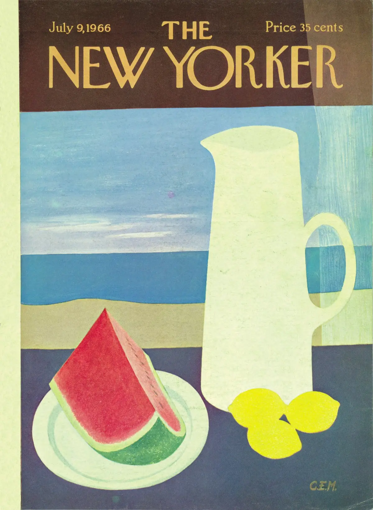 Обложка The New Yorker, 9 июля 1966, художник Чарльз Мартин