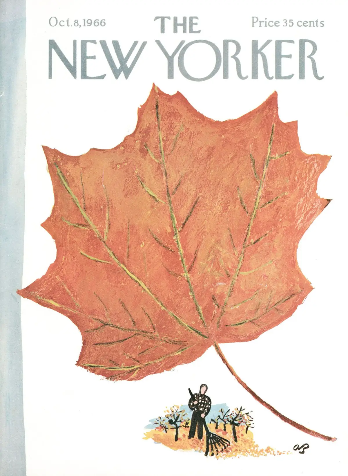 Обложка The New Yorker, 8 октября 1966, художник Эйб Бирнбаум