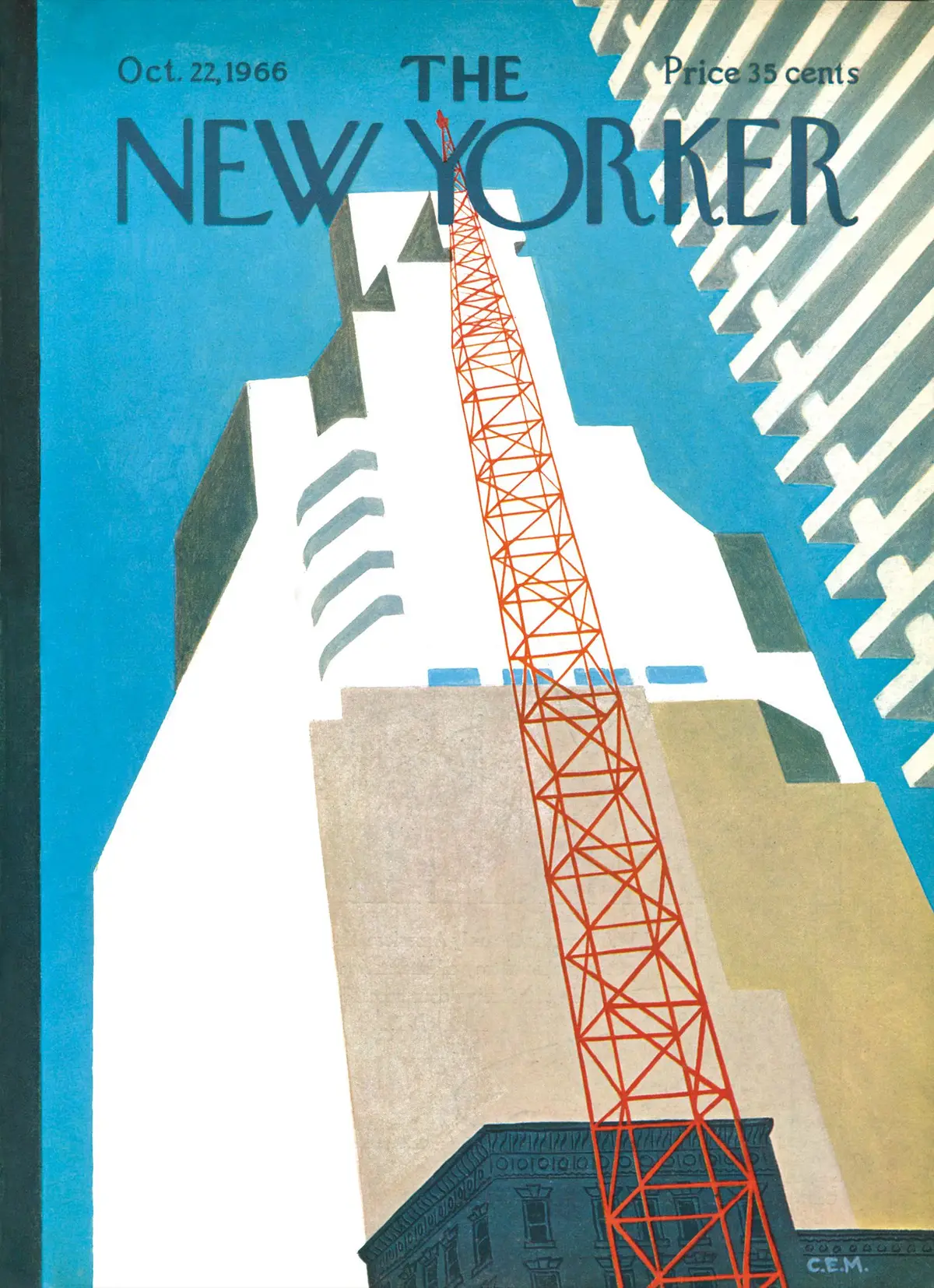 Обложка The New Yorker, 22 октября 1966, художник Чарльз Мартин