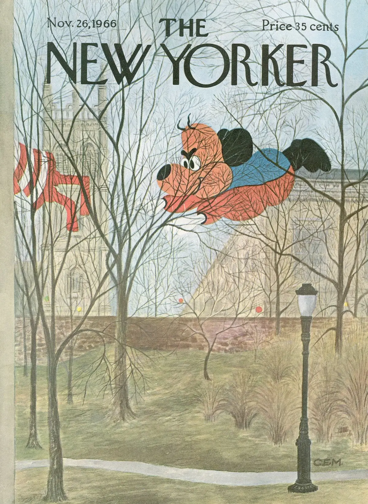 Обложка The New Yorker, 26 ноября 1966, художник Чарльз Мартин