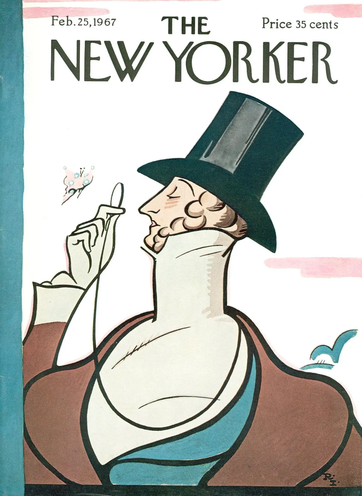 Обложка The New Yorker, 25 февраля 1967, художник Реа Ирвин