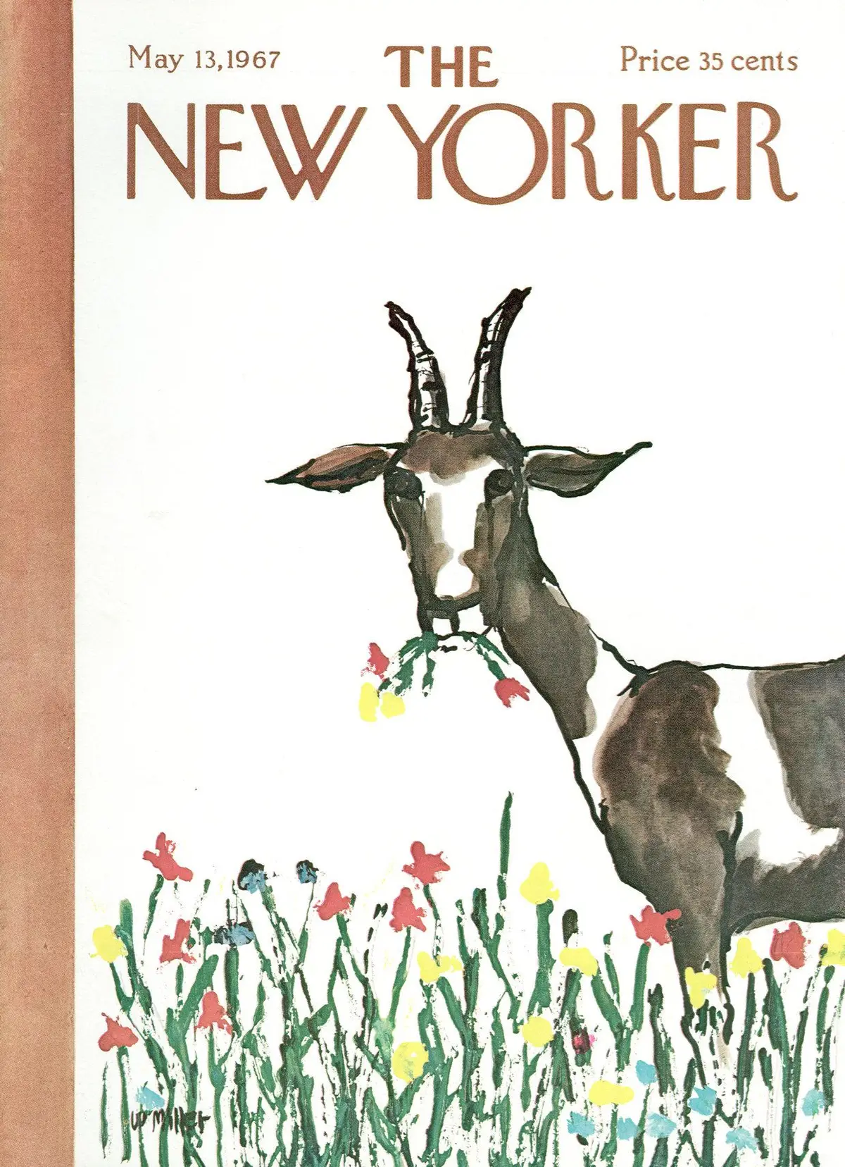 Обложка The New Yorker, 13 мая 1967, художник Уоррен Миллер