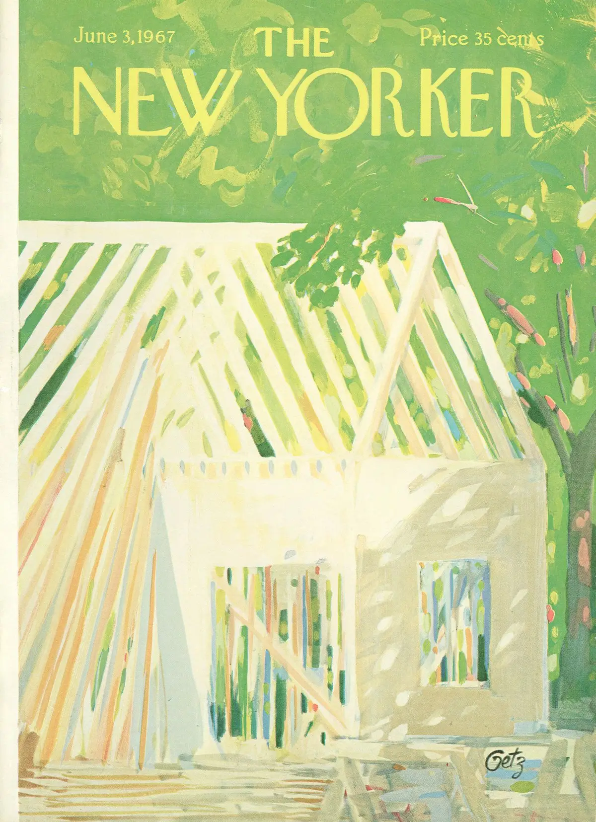 Обложка The New Yorker, 3 июня 1967, художник Артур Гетц