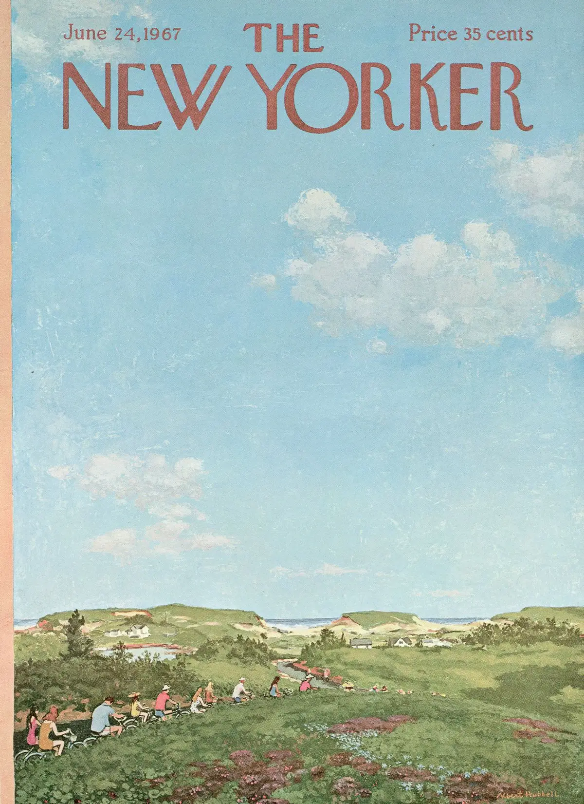 Обложка The New Yorker, 24 июня 1967, художник Альберт Хаббелл