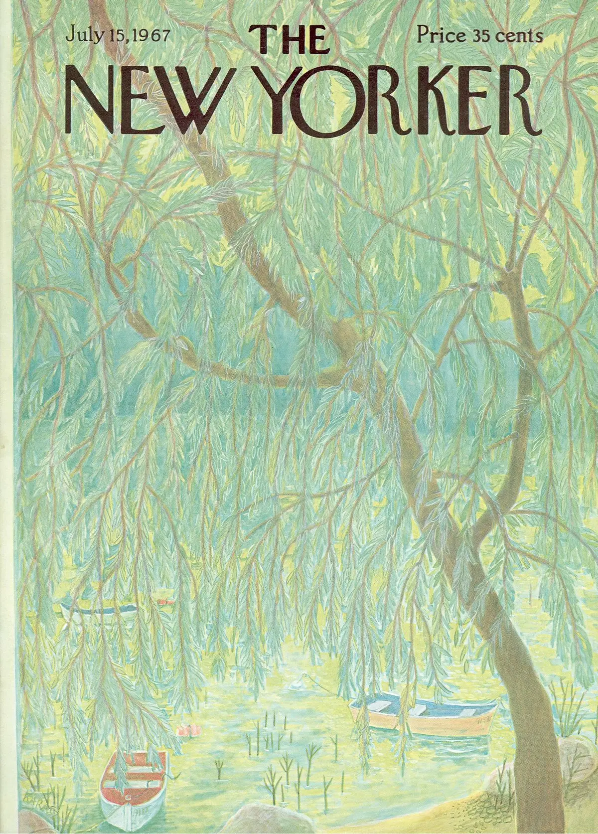Обложка The New Yorker, 15 июля 1967, художник Илонка Карас