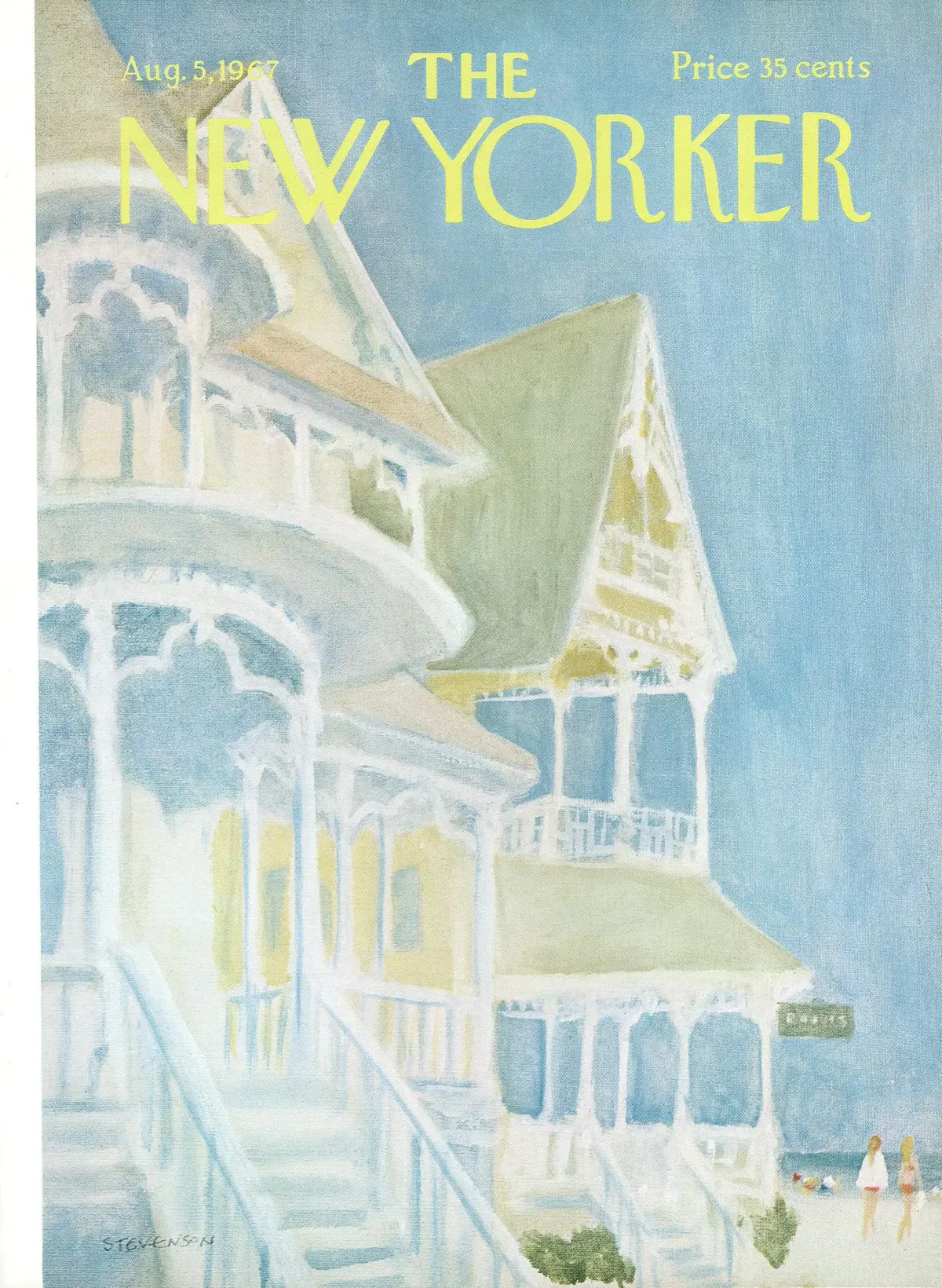 Обложка The New Yorker, 5 августа 1967, художник Джеймс Стивенсон