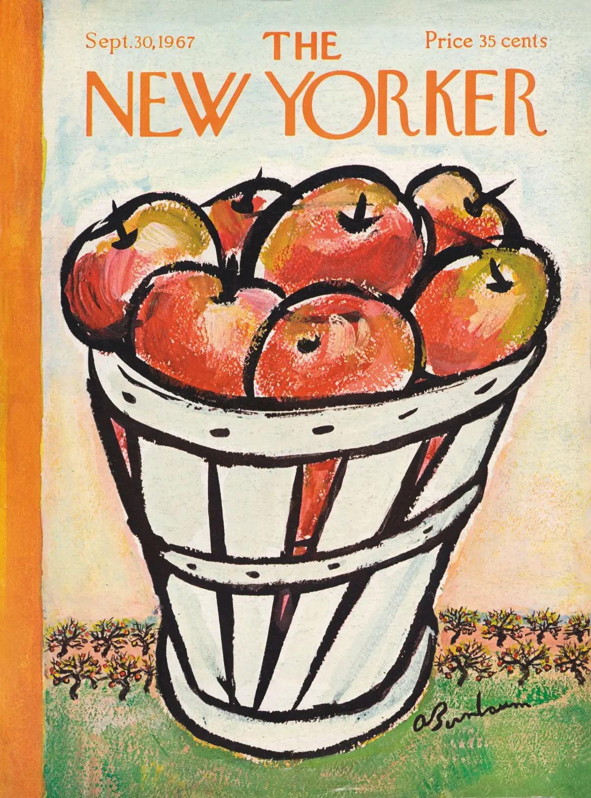 Обложка The New Yorker, 30 сентября 1967, художник Эйб Бирнбаум